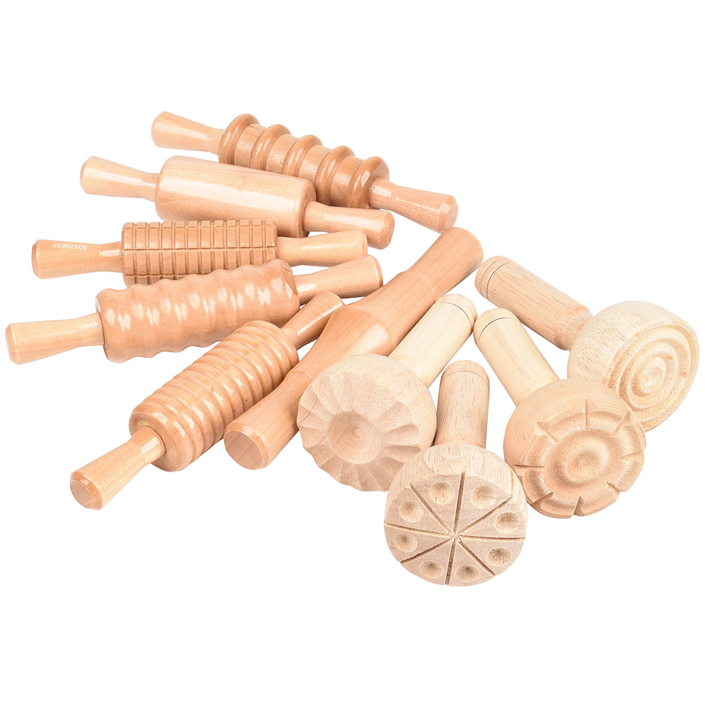 10-Piece Classic Wood Dough Tool Set