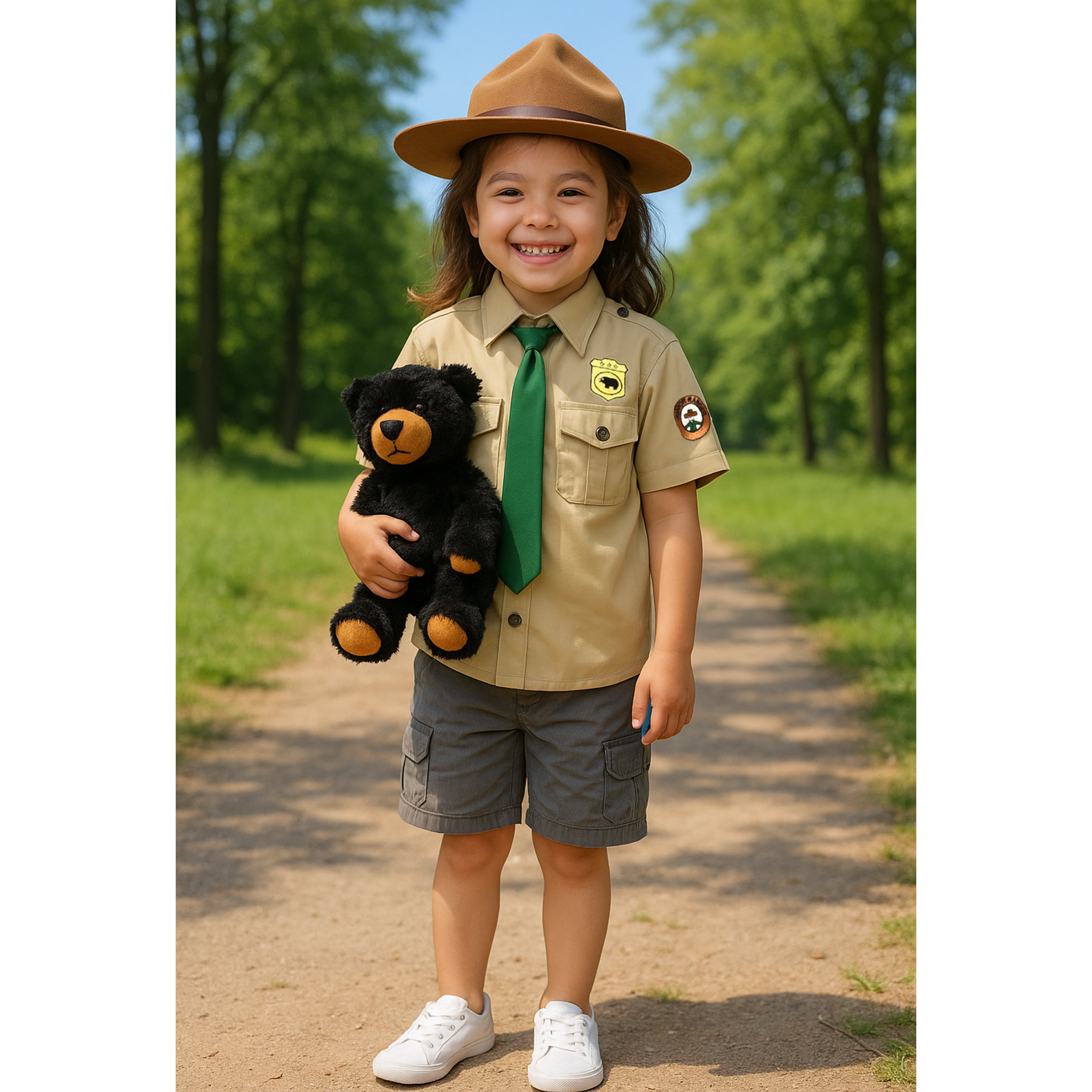 Park Ranger Costume with Bear