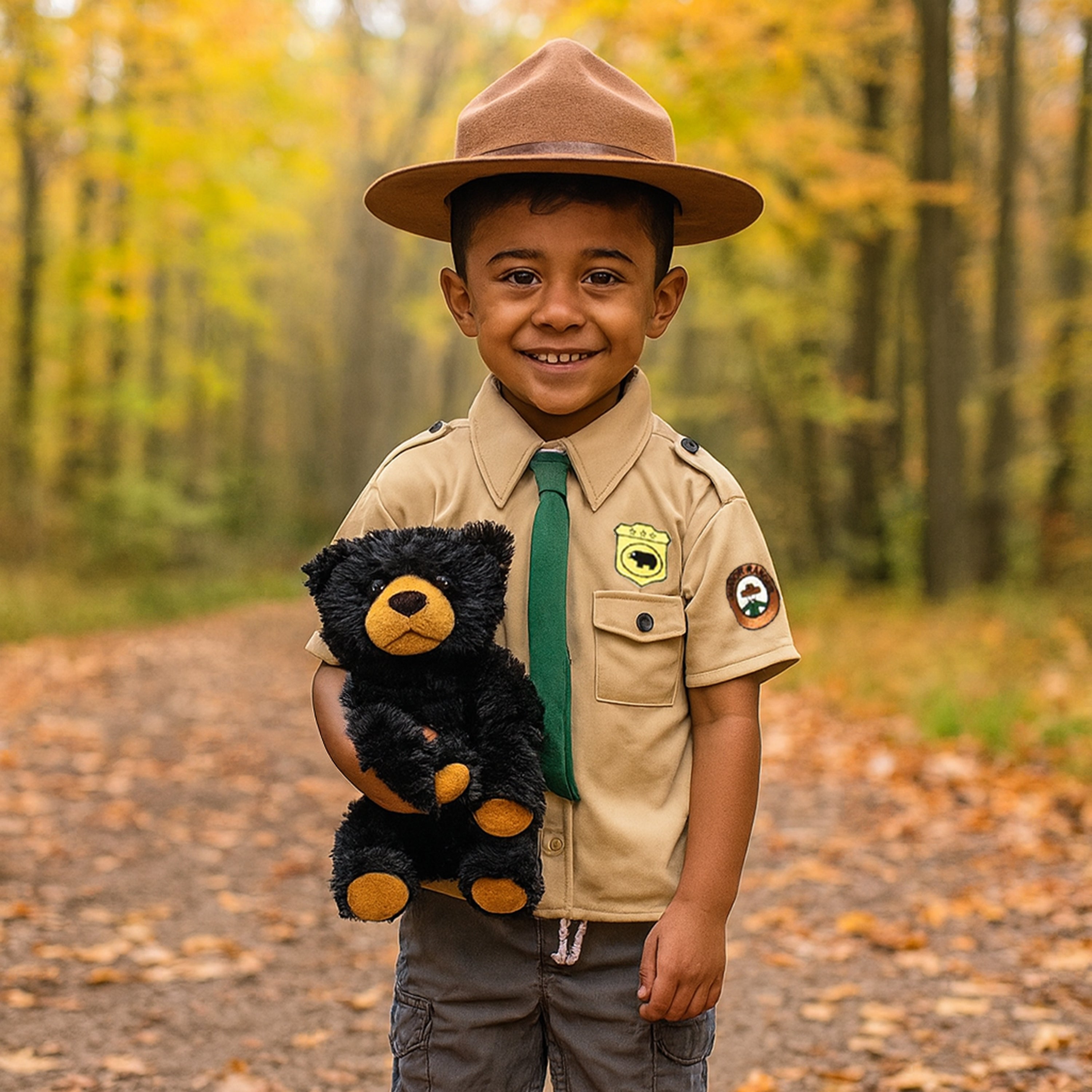 Park Ranger Costume with Bear