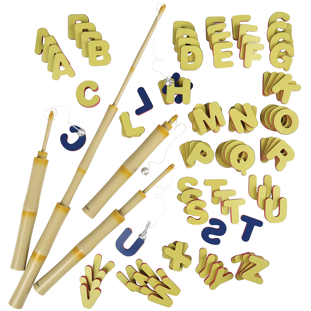 108-Piece A-B-C Magnetic Fishing Learning Set