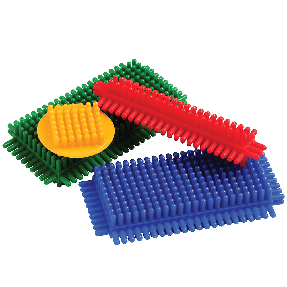 Four Different Shapes of Bristle Blocks