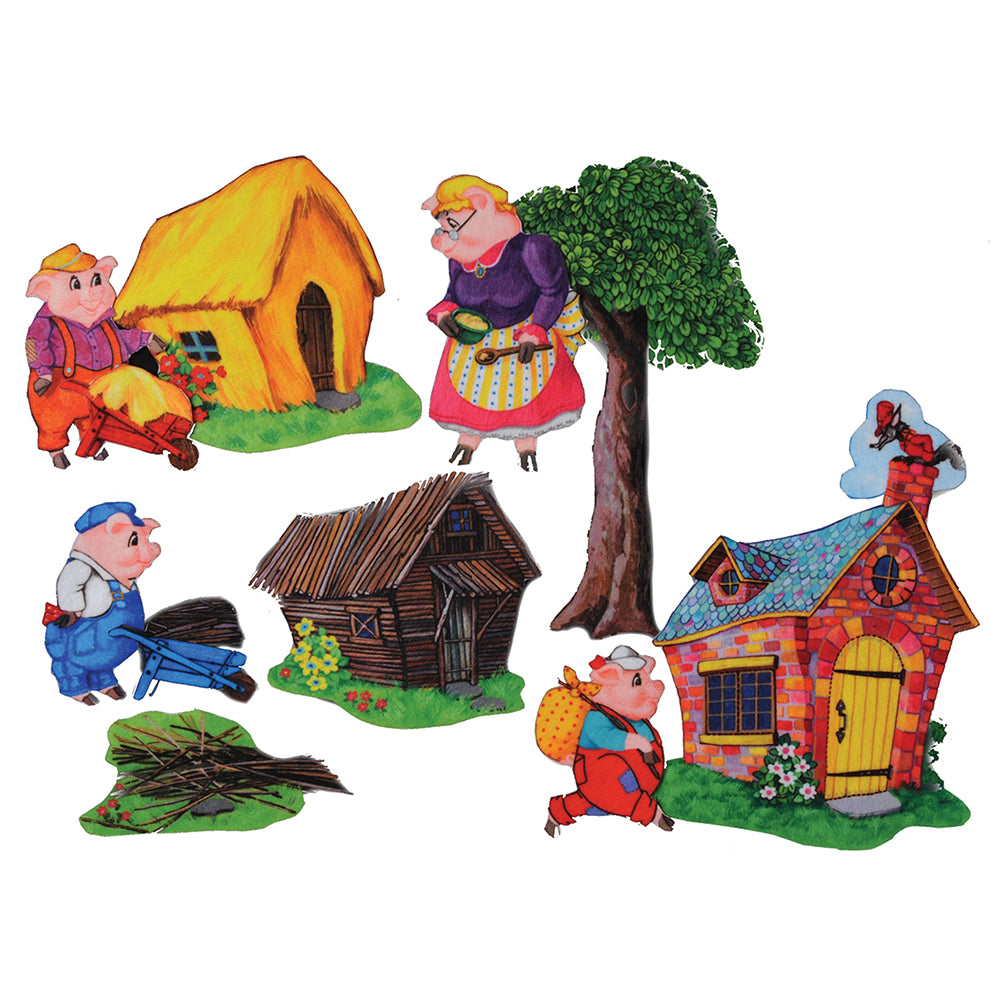 Three Little Pigs Flannel Board Set