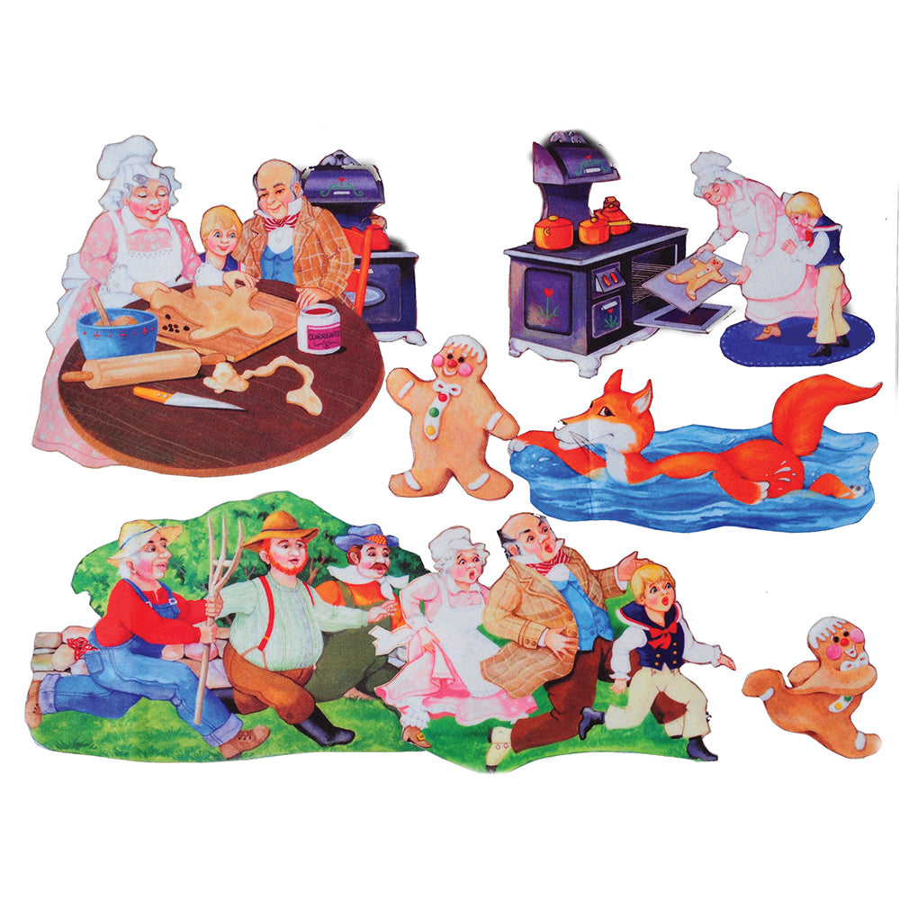 Gingerbread Boy Flannel Board Set