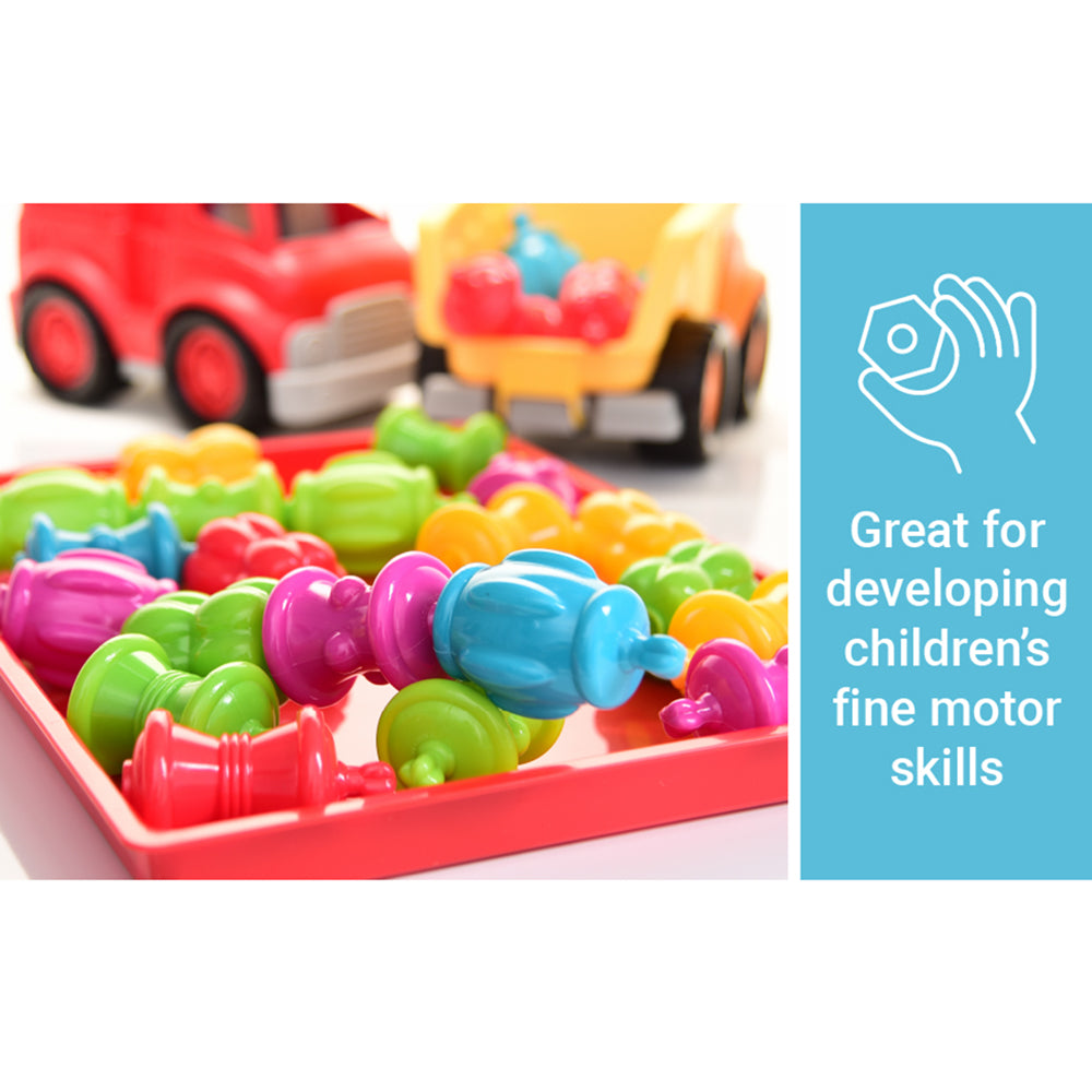Colorful Snap Beads in Tray