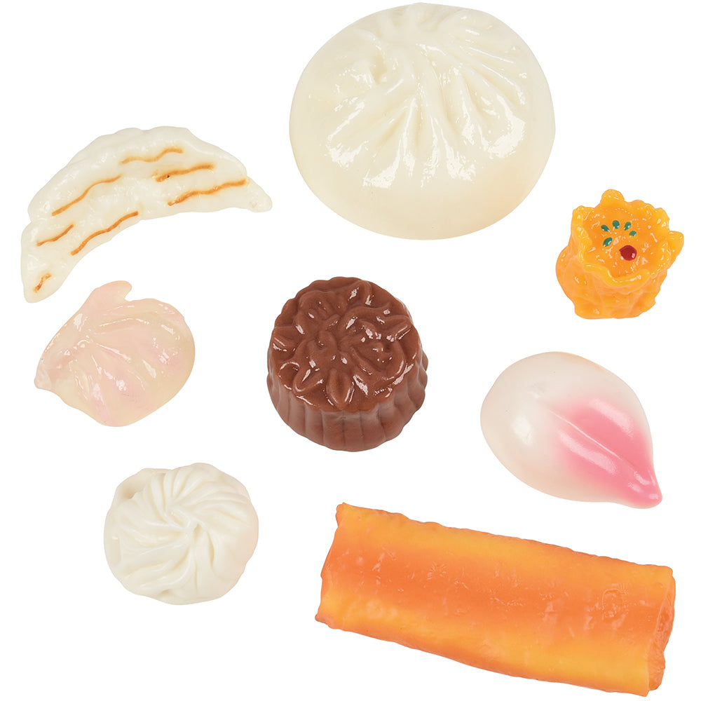 Realistic Dim Sum Play Food Set – 8-Piece Pretend Asian Cuisine for Kids