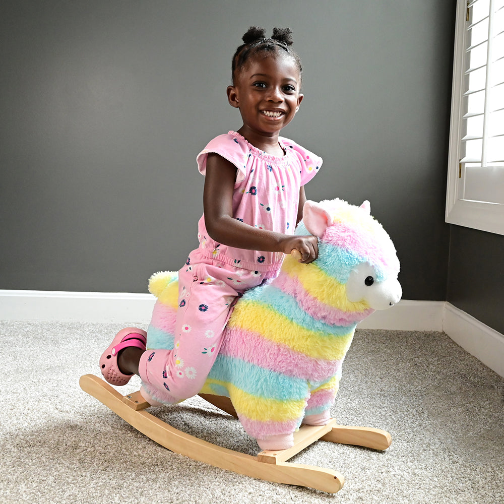 Rainbow Llama Rocker