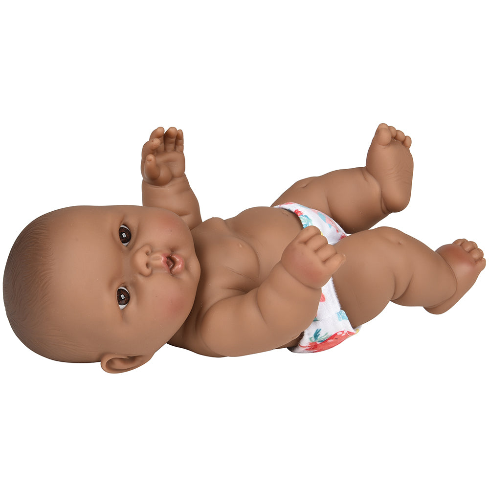 Huggable 10" Hispanic Baby Doll | Soft Vinyl with Detailed Features with Removable Diaper