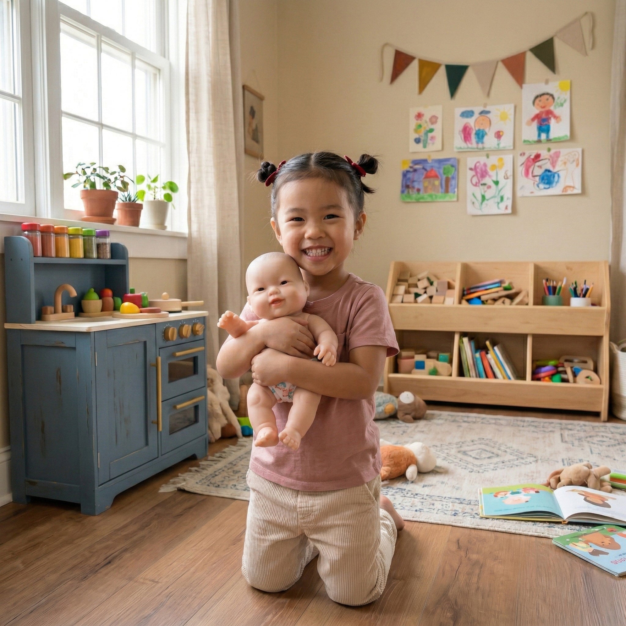 10" Huggable Multicultural Baby Dolls | Set of 4 with Realistic Details