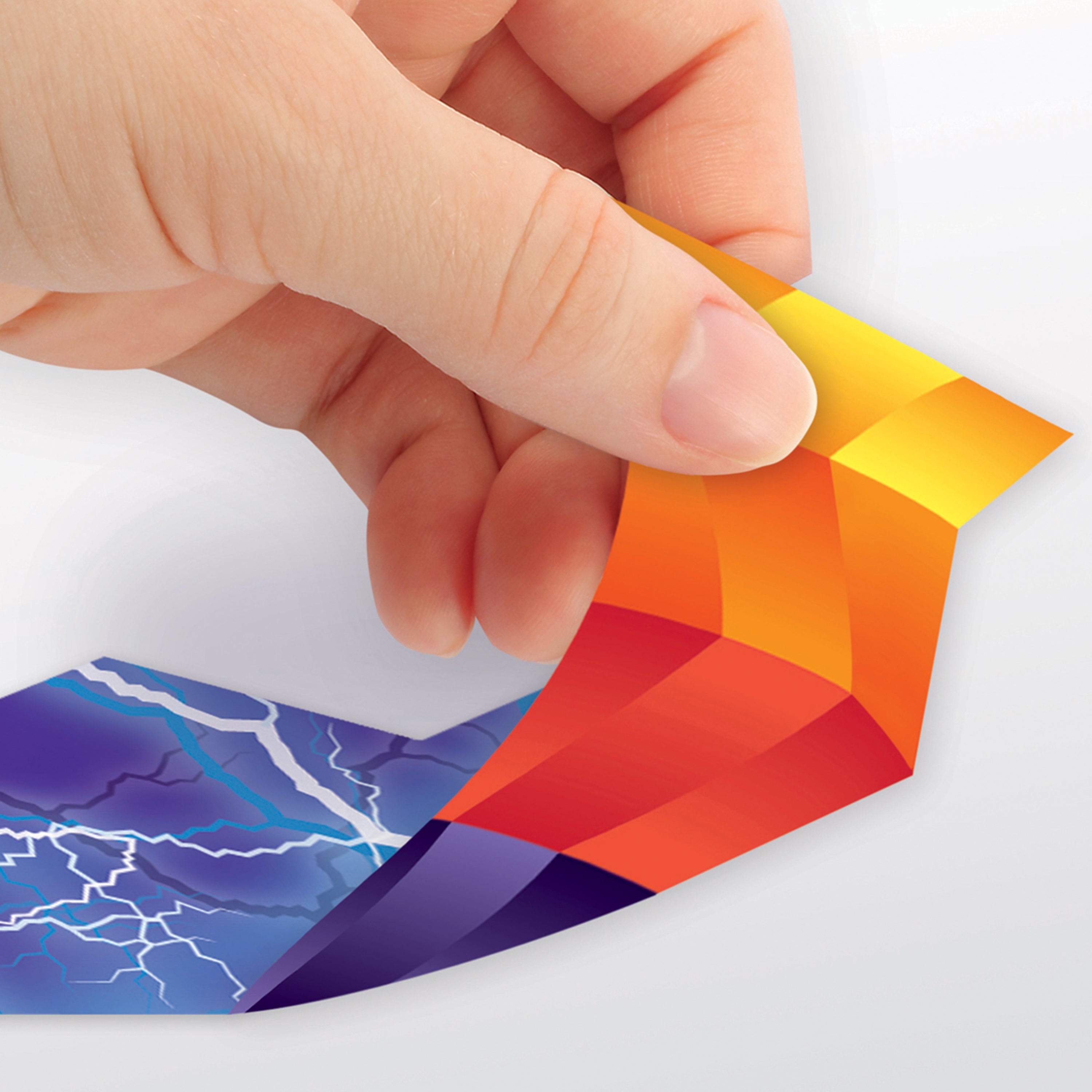 Zigzags and Lightning Bolts Double Sided Magnetic Borders