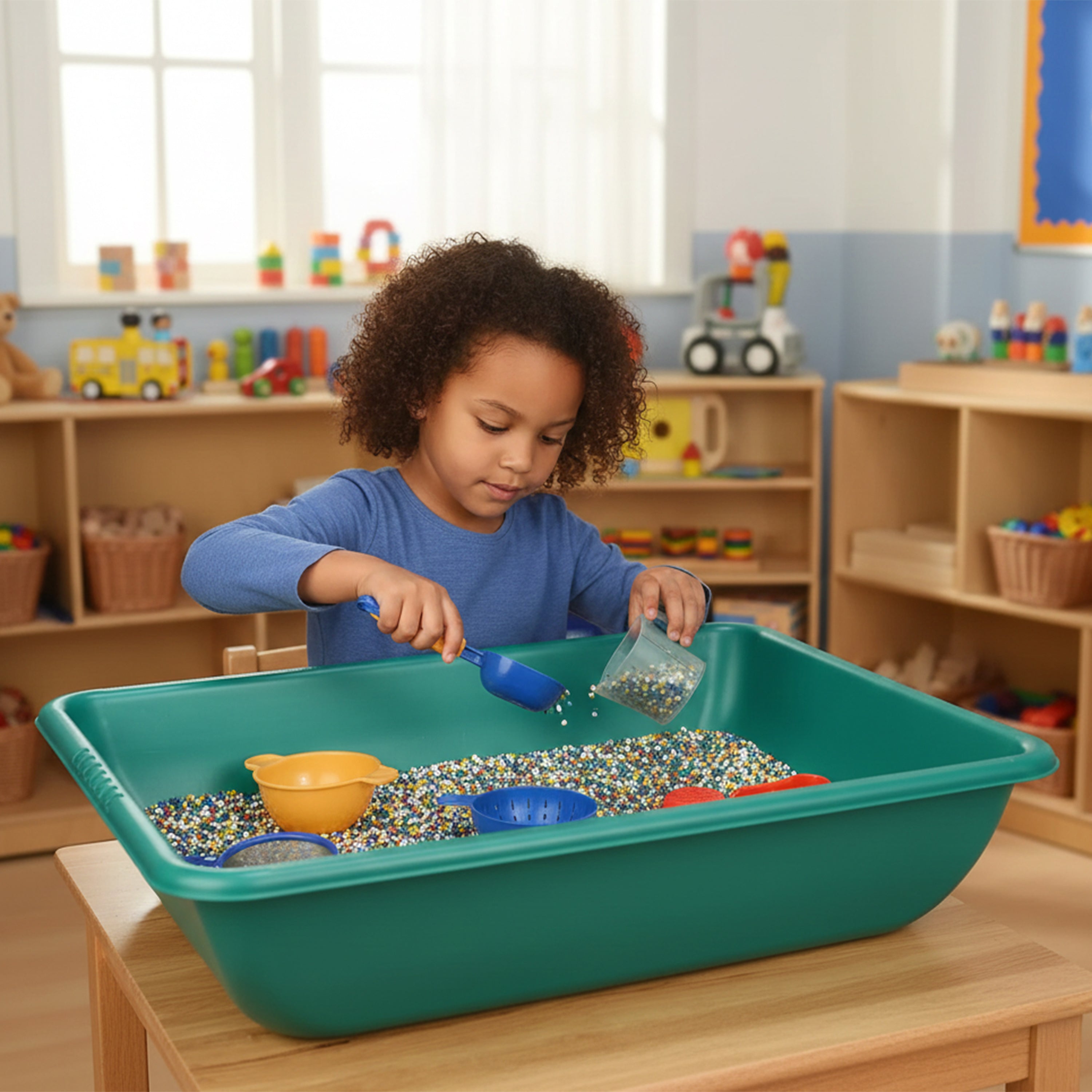 Giant Classroom Activity Tubs for Sensory Exploration