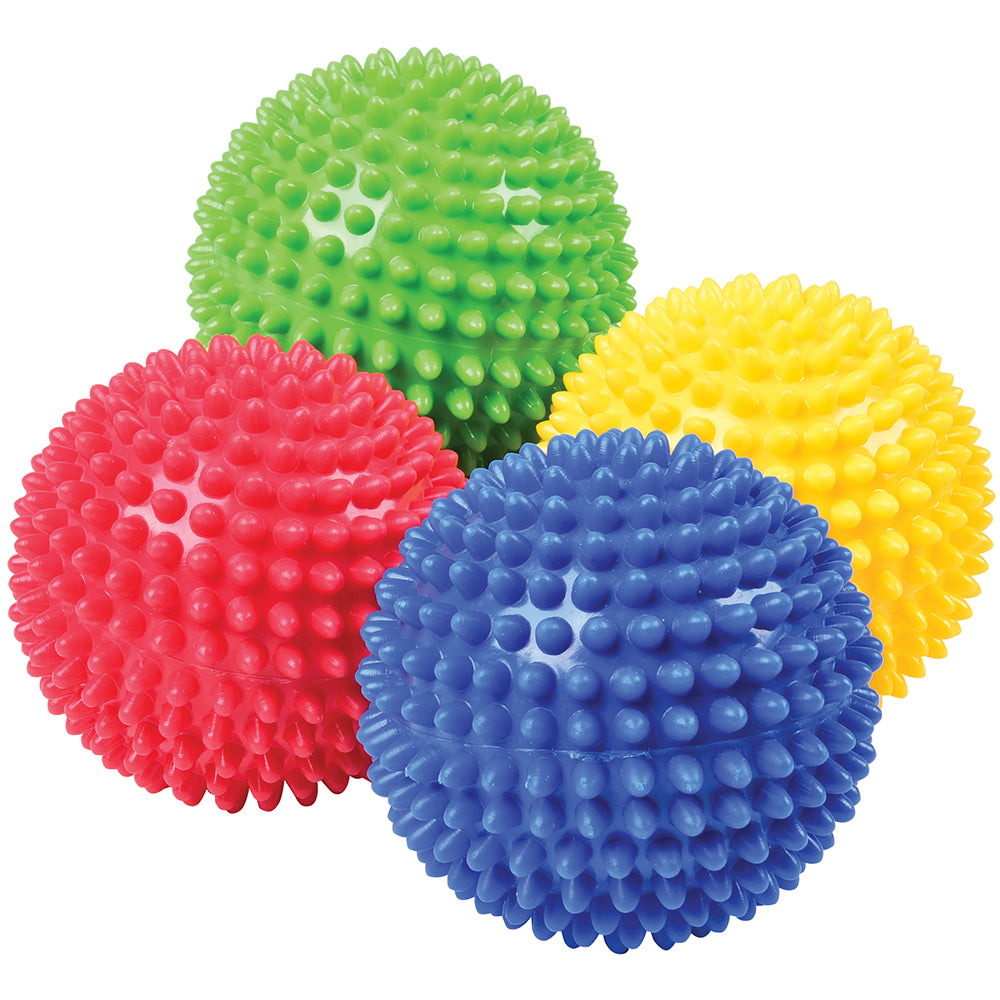 Set of Spiky Textured Balls