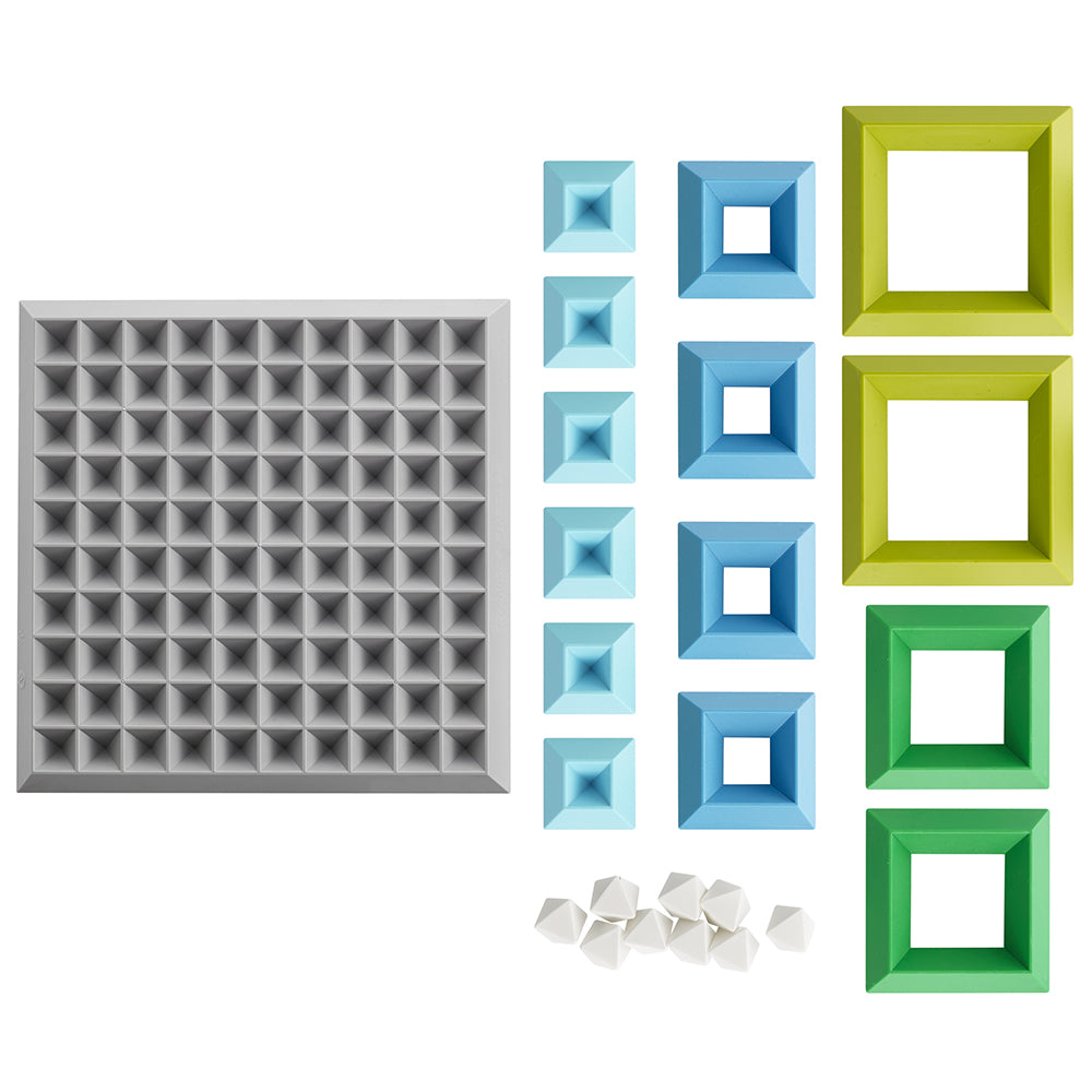 3D Stacking Puzzles with Geometric Shapes