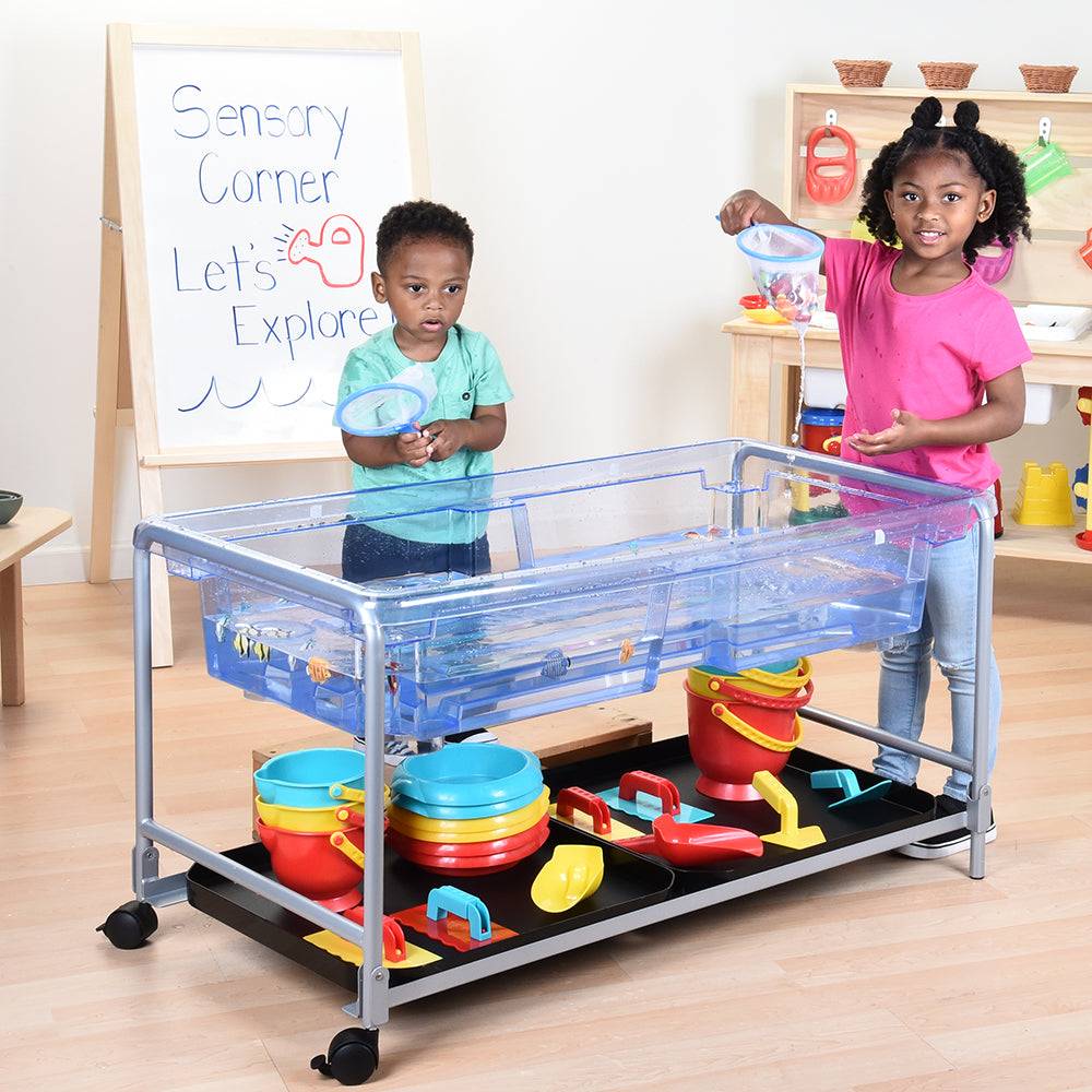 Sensory Exploration with Clear-View Water Table