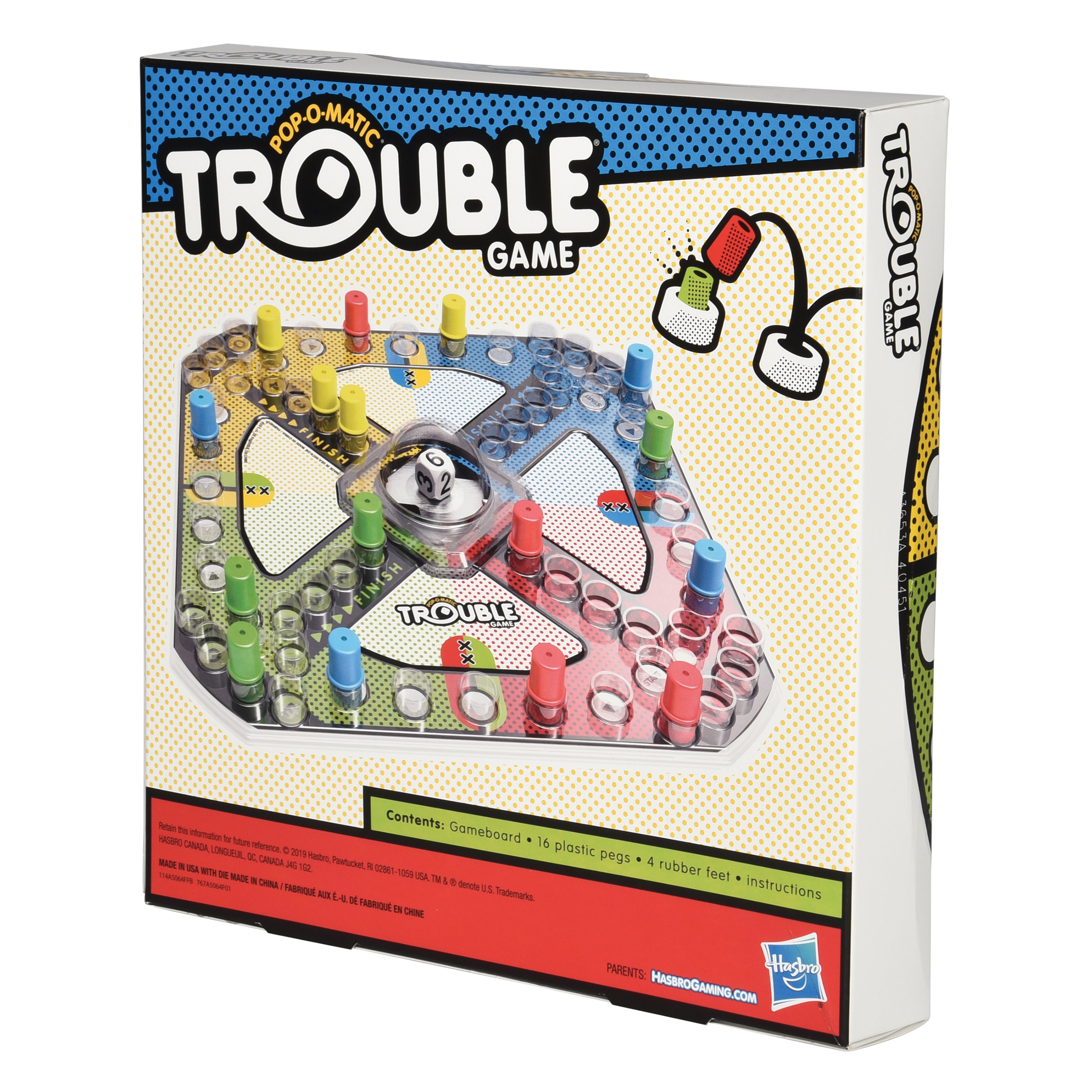Trouble Pop-O-Matic Game