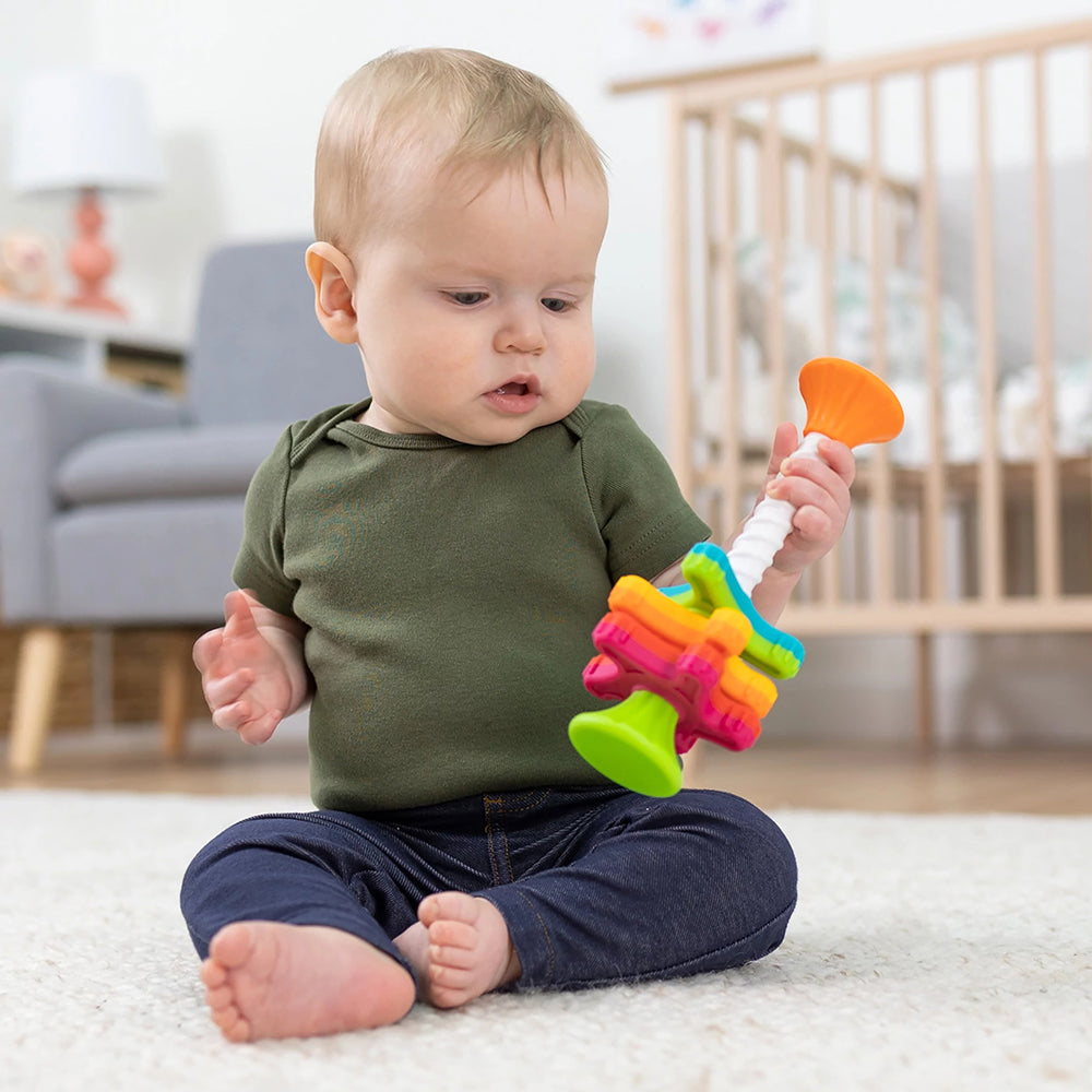 Working on fine motor skills with Mini Spinny