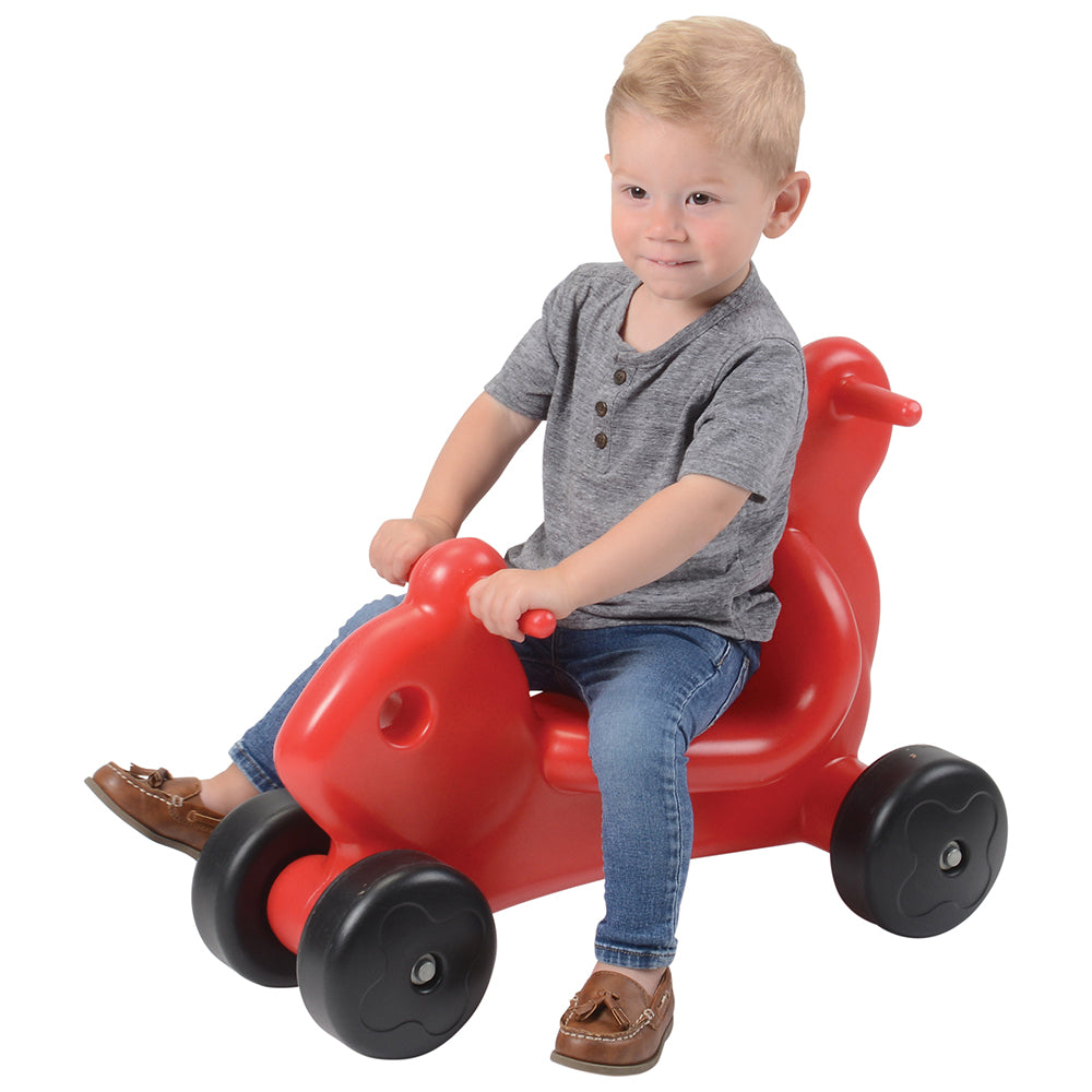 Kid Riding Push-N-Ride Pal