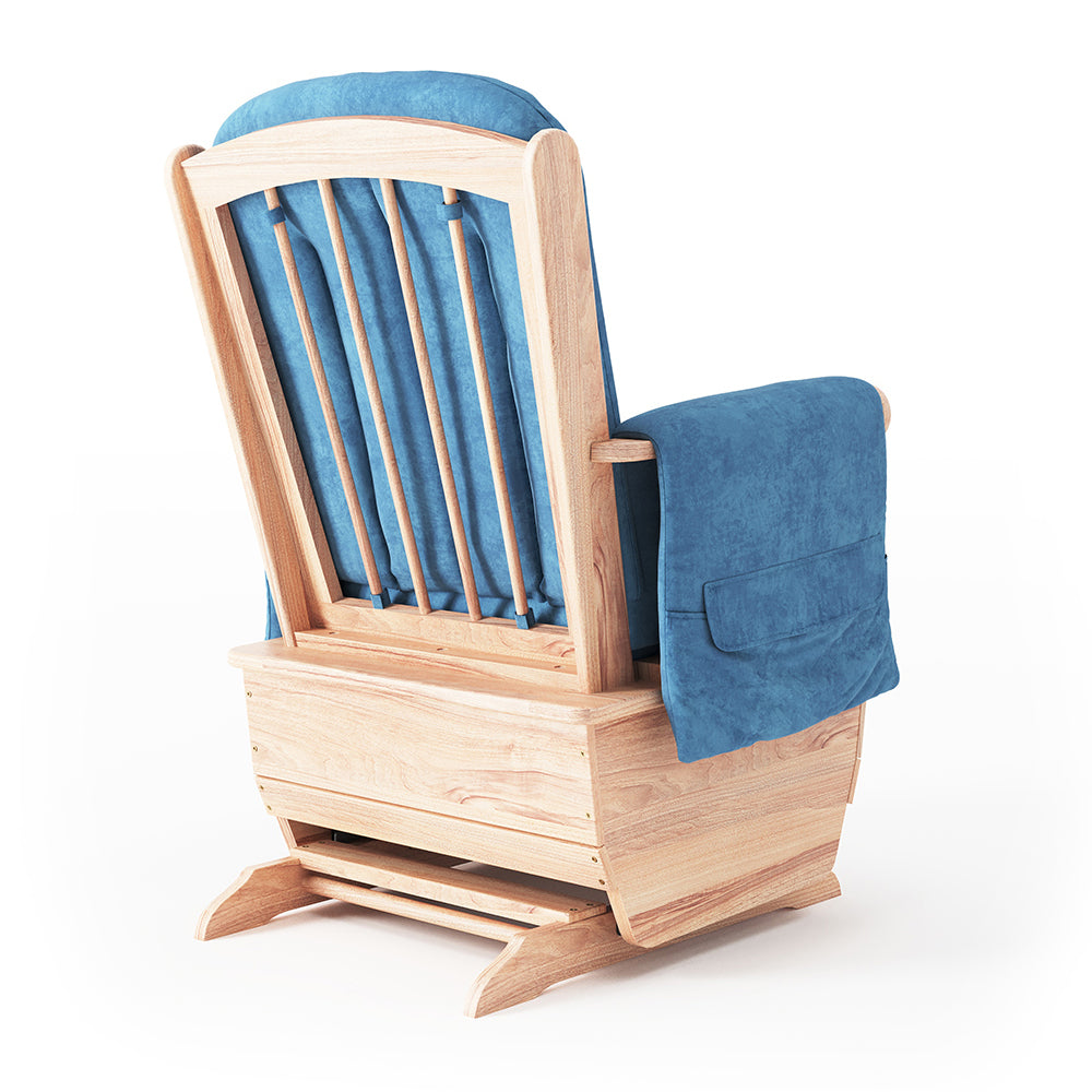 Back View of Oversized Glider Rocker Chair