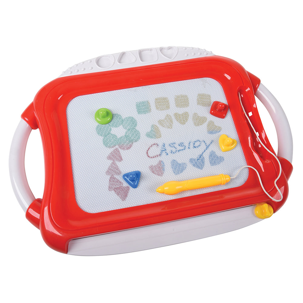 Learning to Write with Magnetic Sketcher Board with Stylus & Shape Stampers