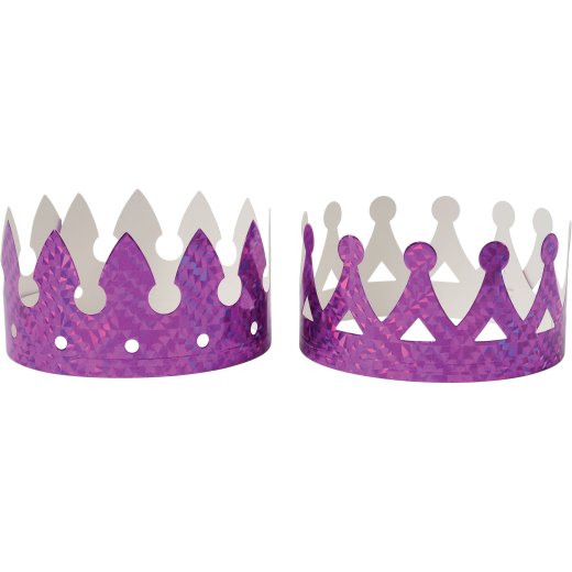 Metallic Crowns – Set of 12