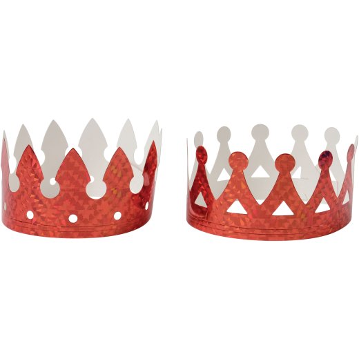 Metallic Crowns – Set of 12