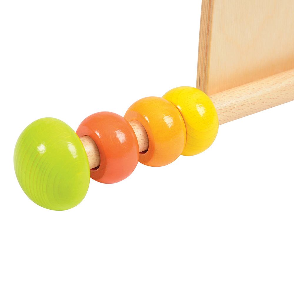 Close-up of Rings on Infant Play Gym