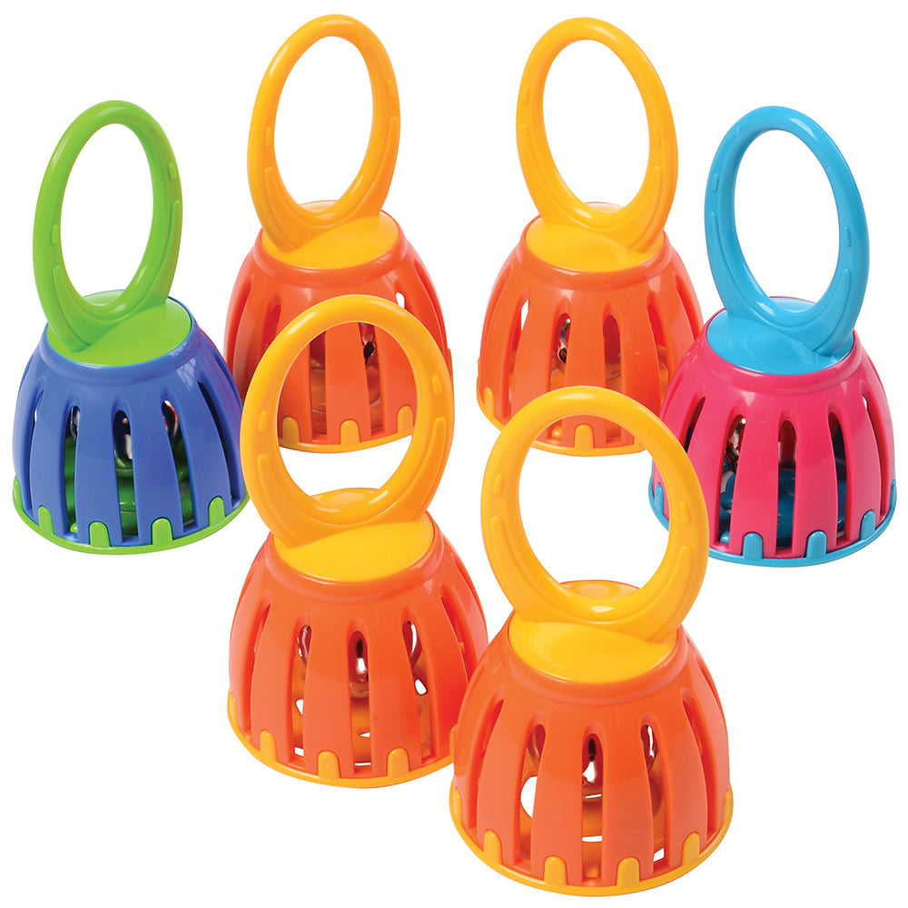 Infant-Safe Baby Bells Set | 6-Piece Colorful Musical Toy