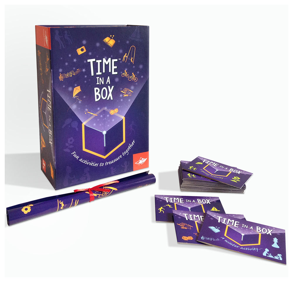 Time in a Box | 96 Memory-Making Activity Cards & Keepsake Storage