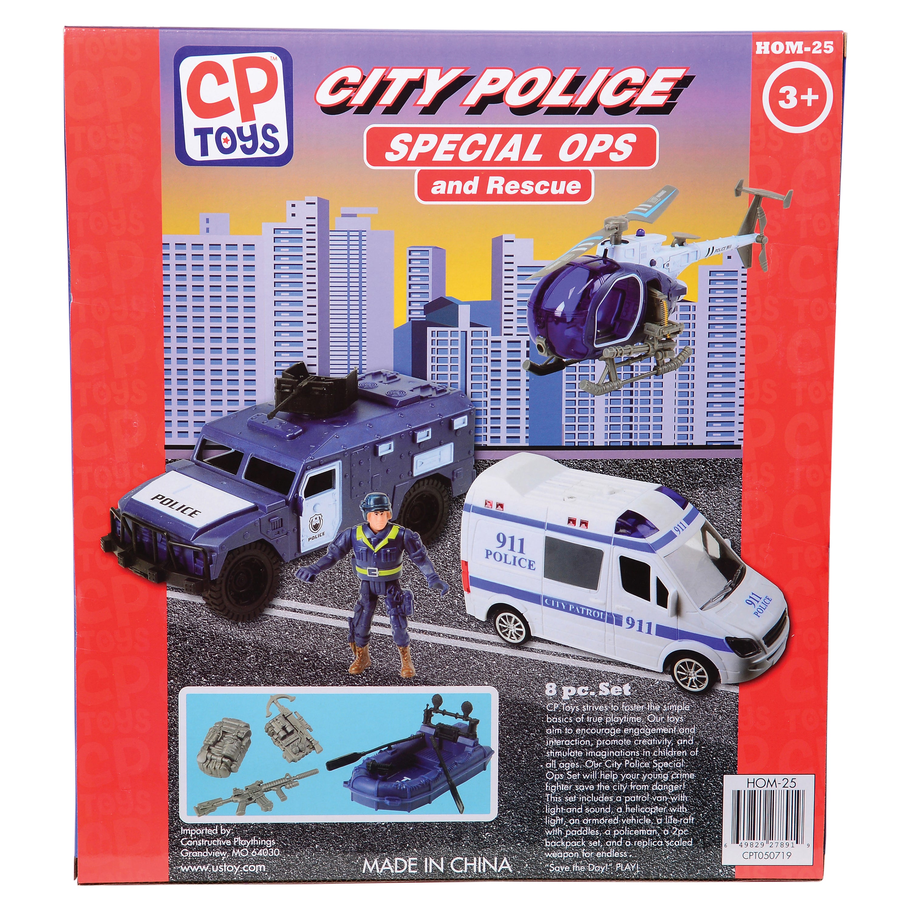 City Police Special Ops and Rescue Set