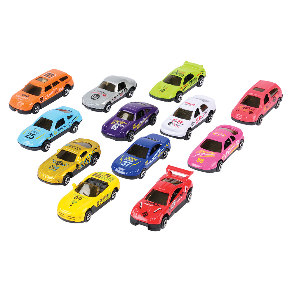 12 Die-Cast Cars