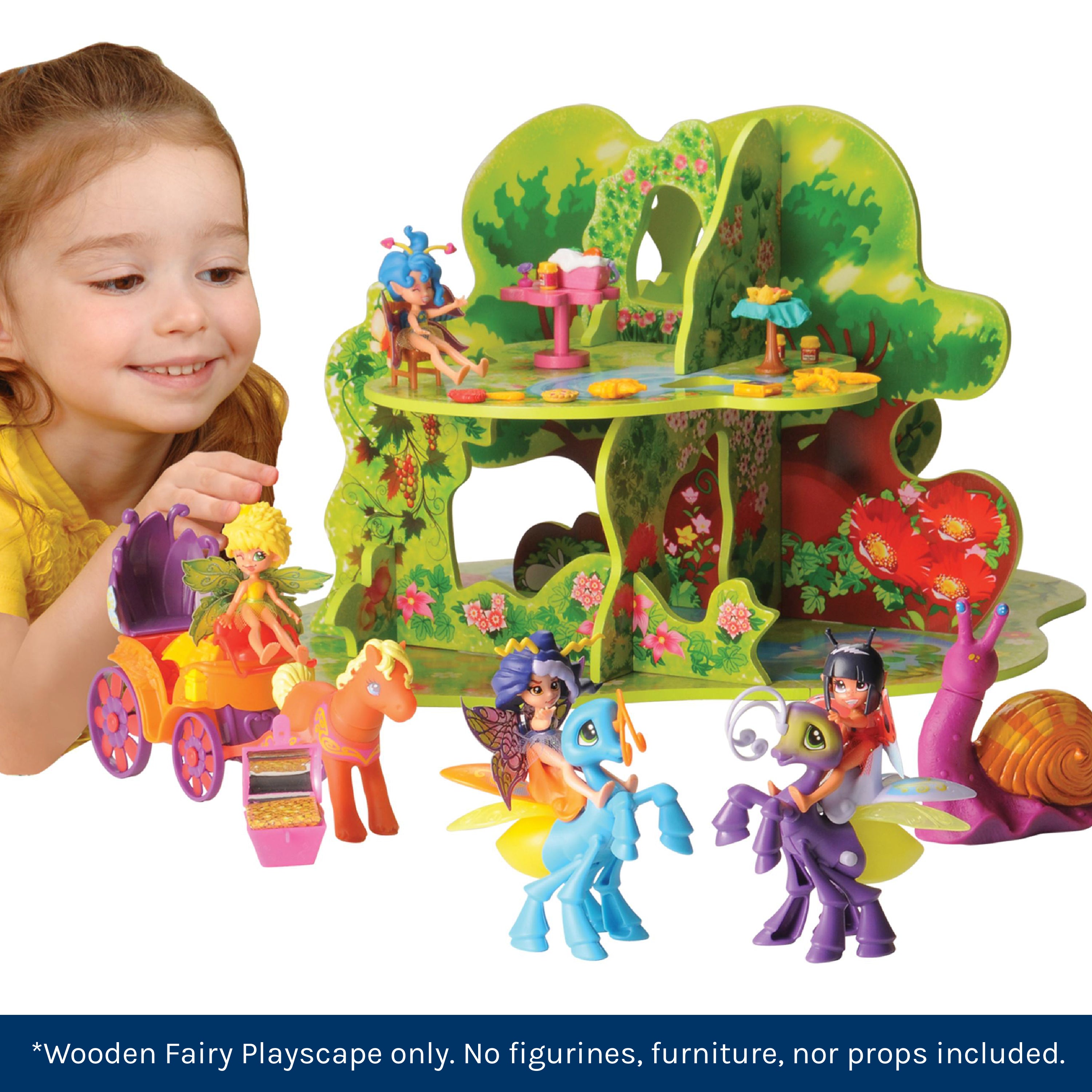 Wooden Small World Forest 3D Playscape – A Whimsical Setting for Preschool Storytelling and Exploration