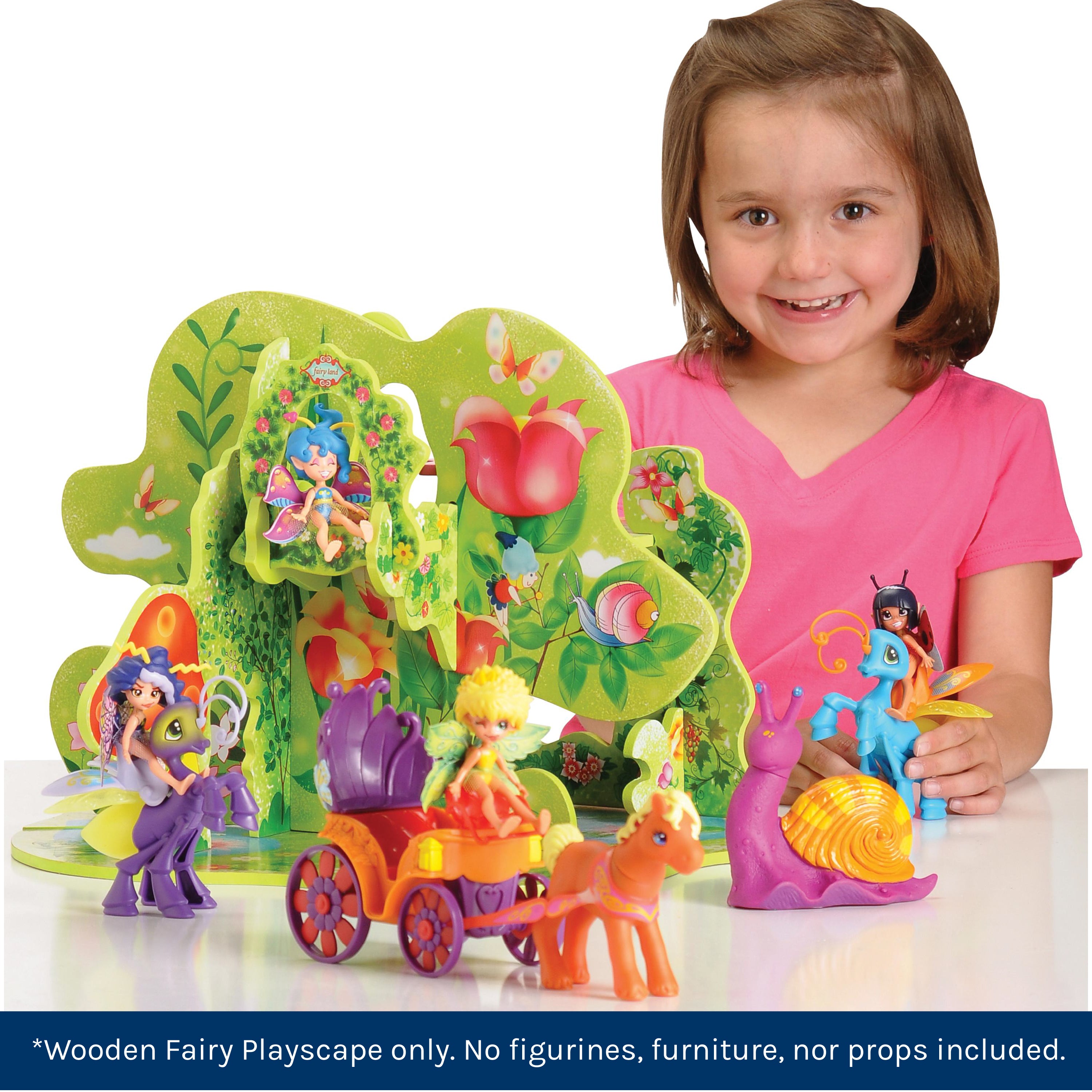 Wooden Small World Forest 3D Playscape – A Whimsical Setting for Preschool Storytelling and Exploration