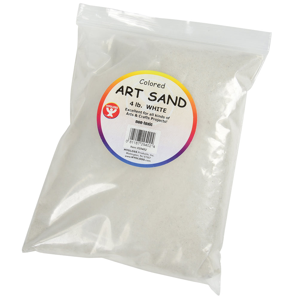 4 LBS of white sand