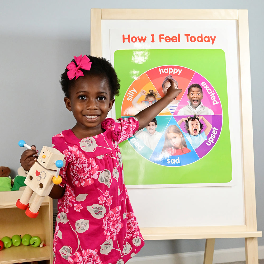 4-in-1 Wooden Easel in the Classroom
