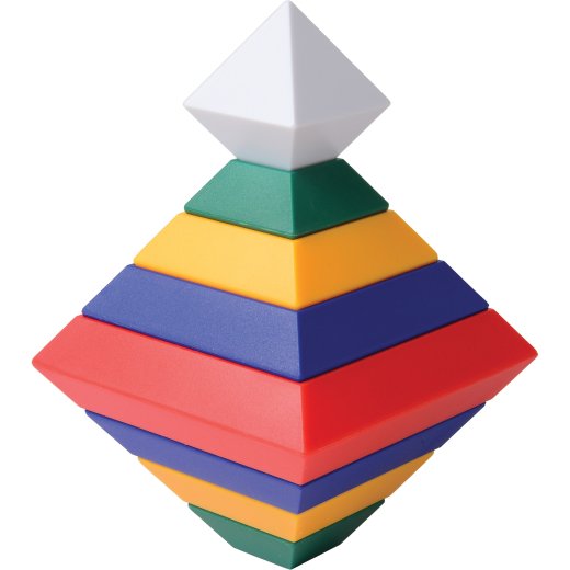 ImagAbility WEDGiTS™ Imagination 15-Piece Geometric Building Block Set