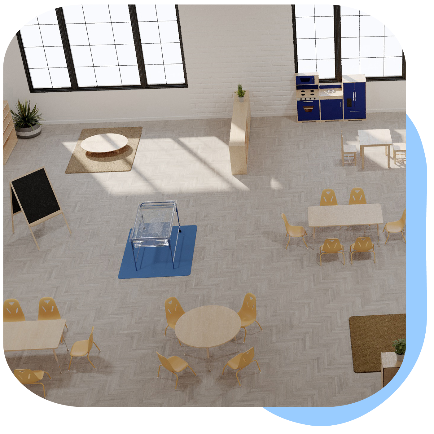 Classroom guide setup for pre-k classroom ages 3 to 5 years