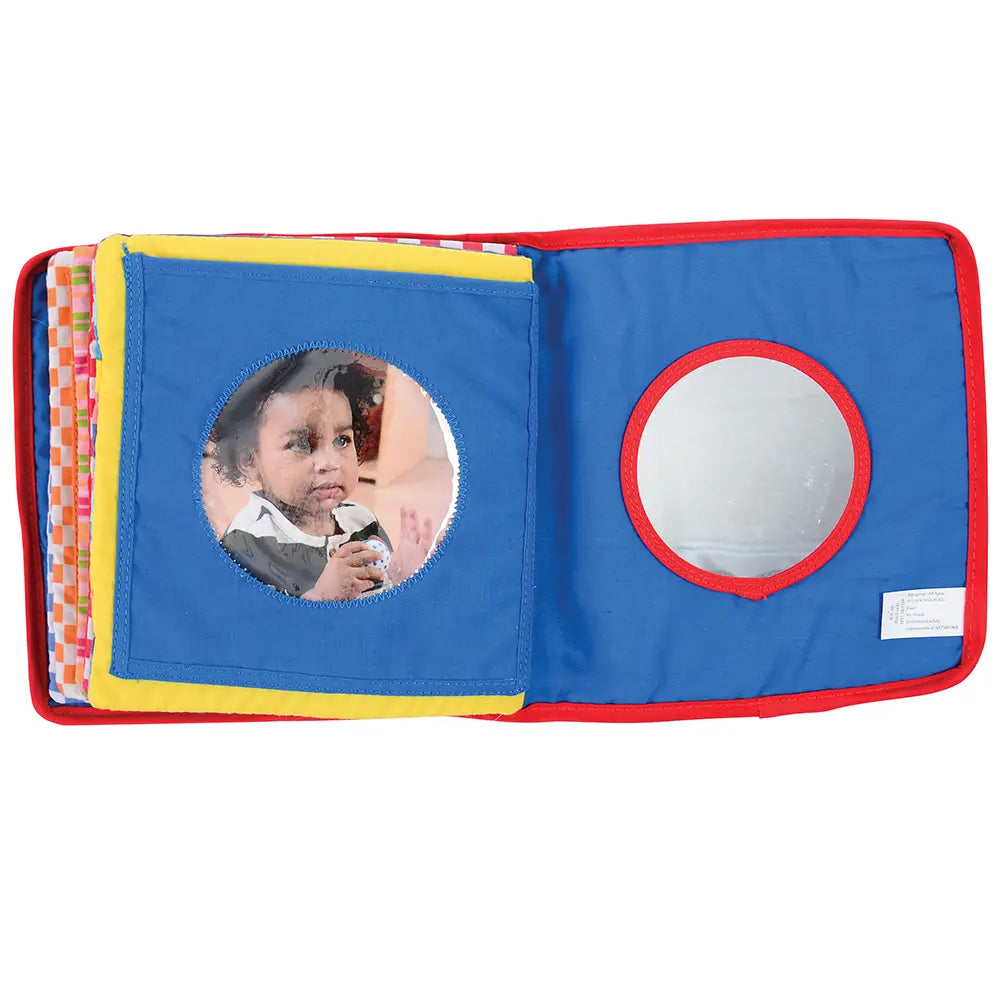 Inside Look of Baby's First Photo Album with Mirror