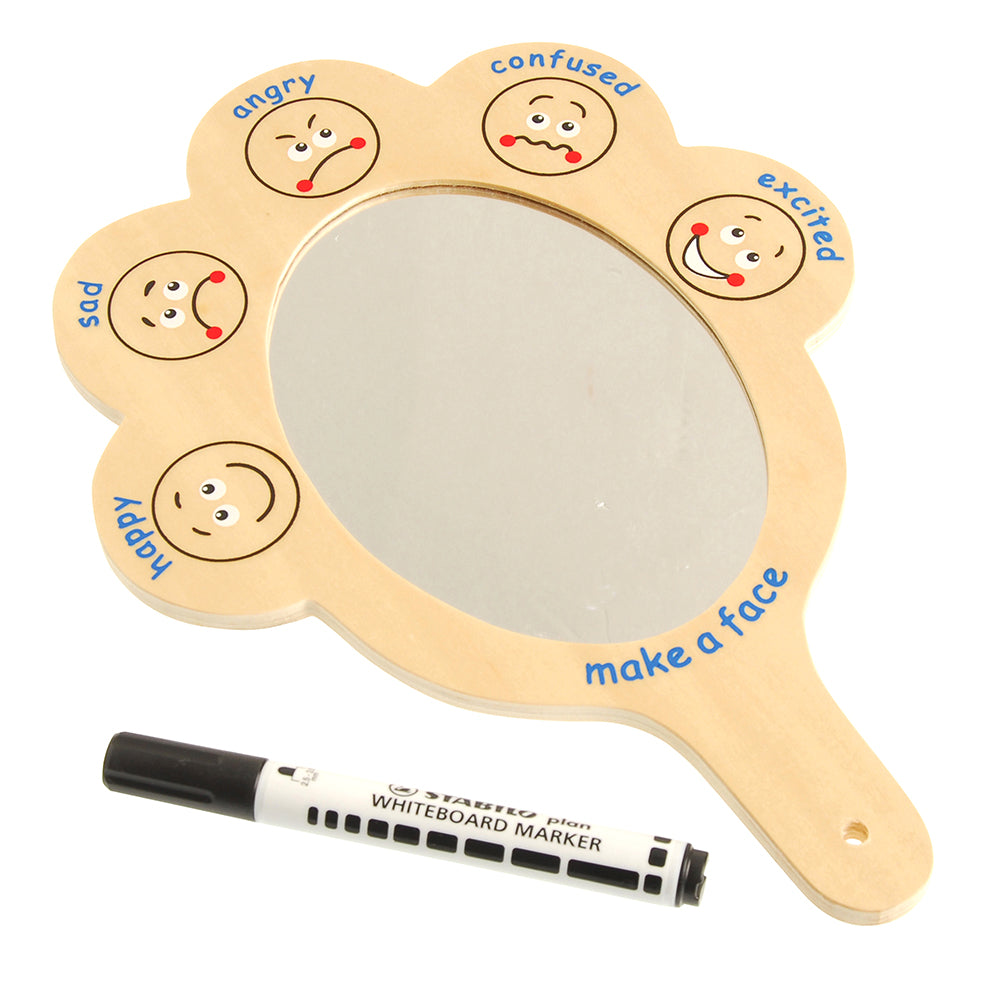 What Are You Feeling? Emotion Mirror with Dry Erase Marker