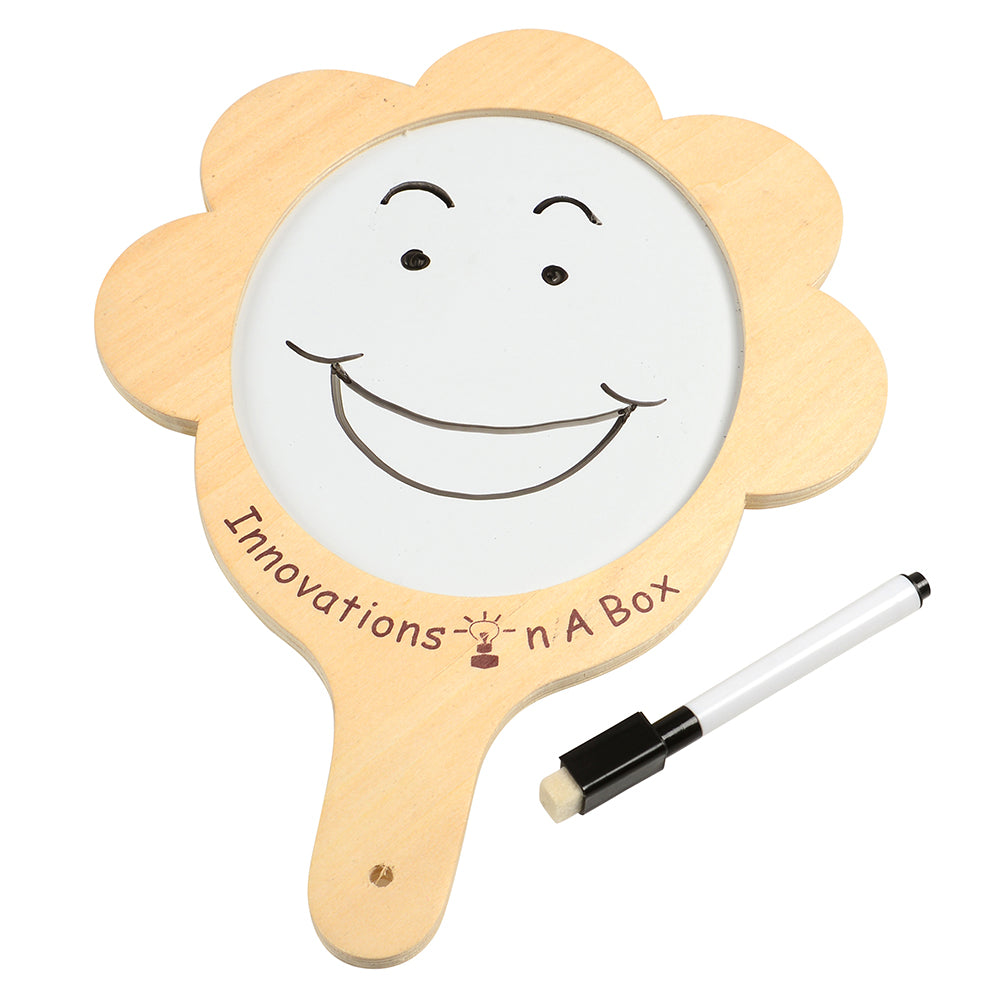 Drawing on What Are You Feeling? Emotion Mirror with Write & Wipe Surface