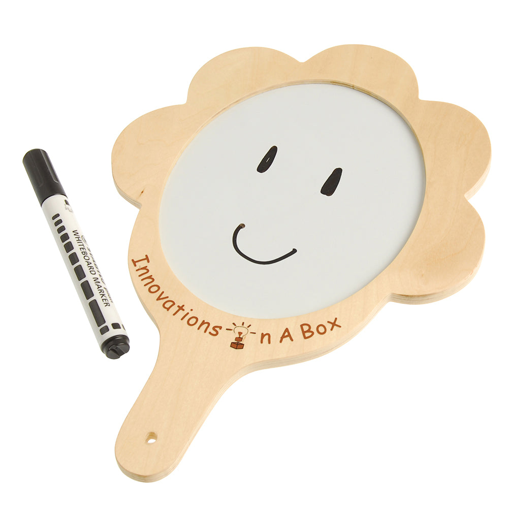 Writing on What Are You Feeling? Emotion Mirror with Write & Wipe Surface