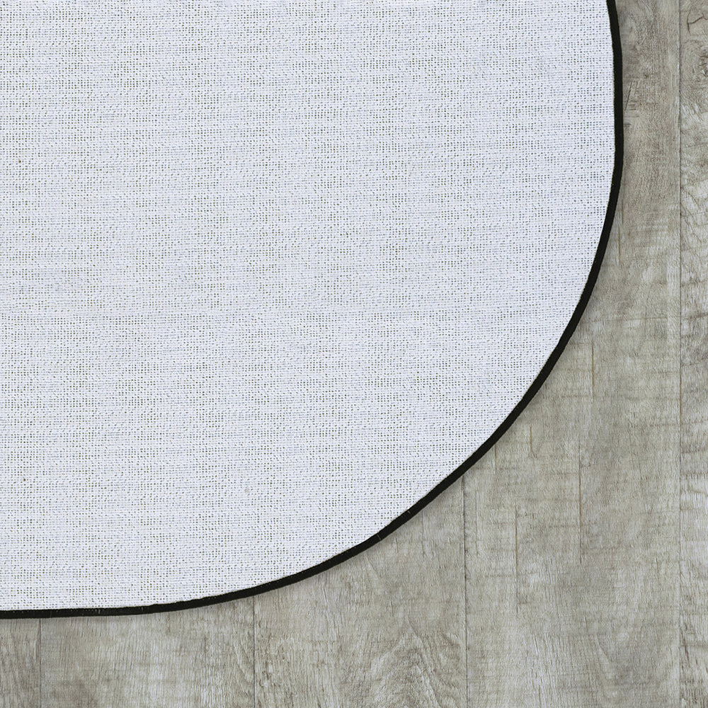 SoftFlex backing of Slate Circular Area Rug