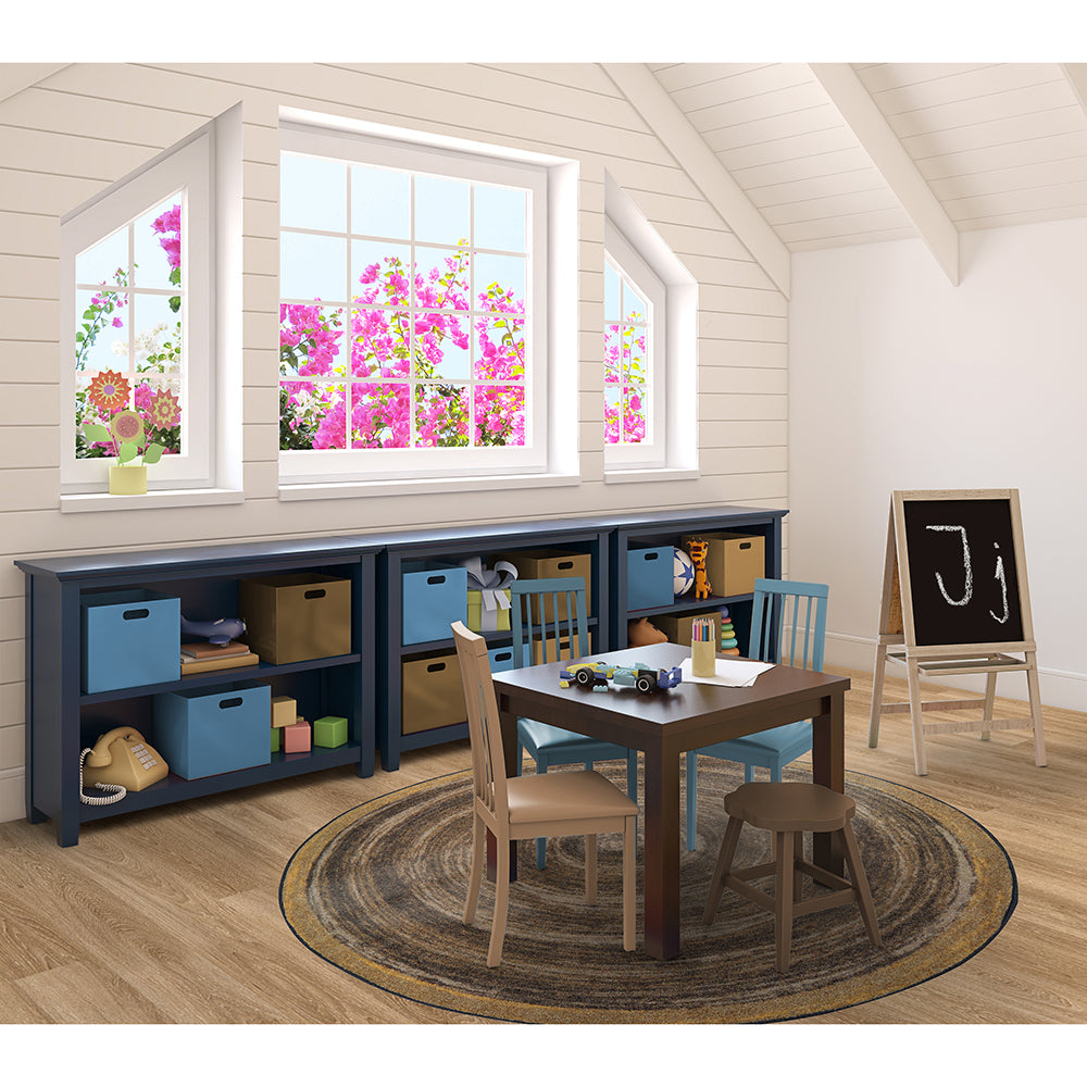 Decorating the playroom with Feeling Natural Walnut Circular Area Rug