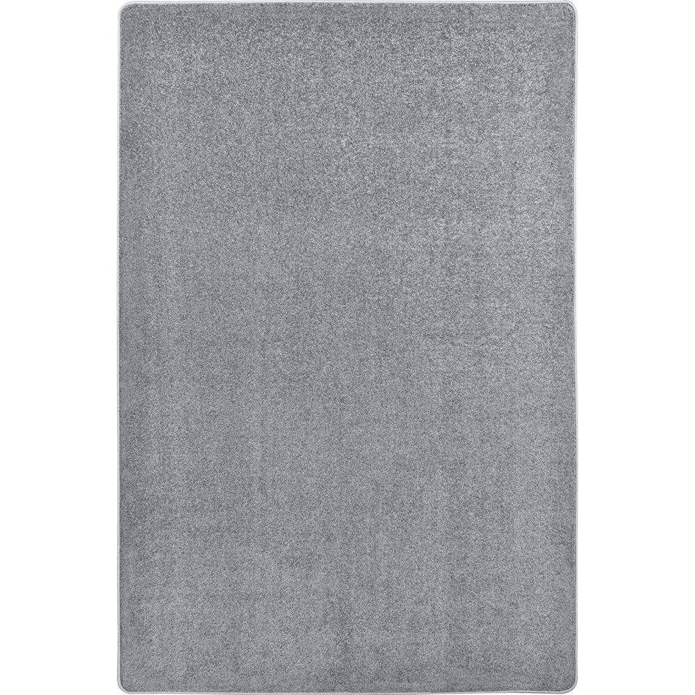 Rectangular Silver Area Rug