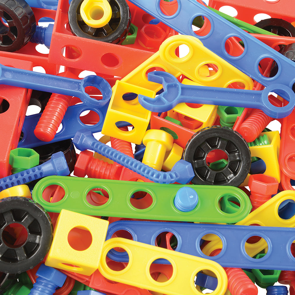 Close-up of Nuts & Bolts STEM Construction Builder Set