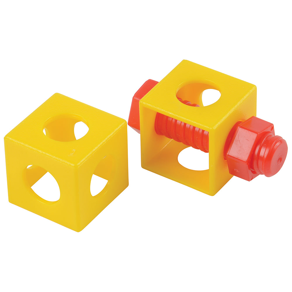 Plastic Screws and Cubes
