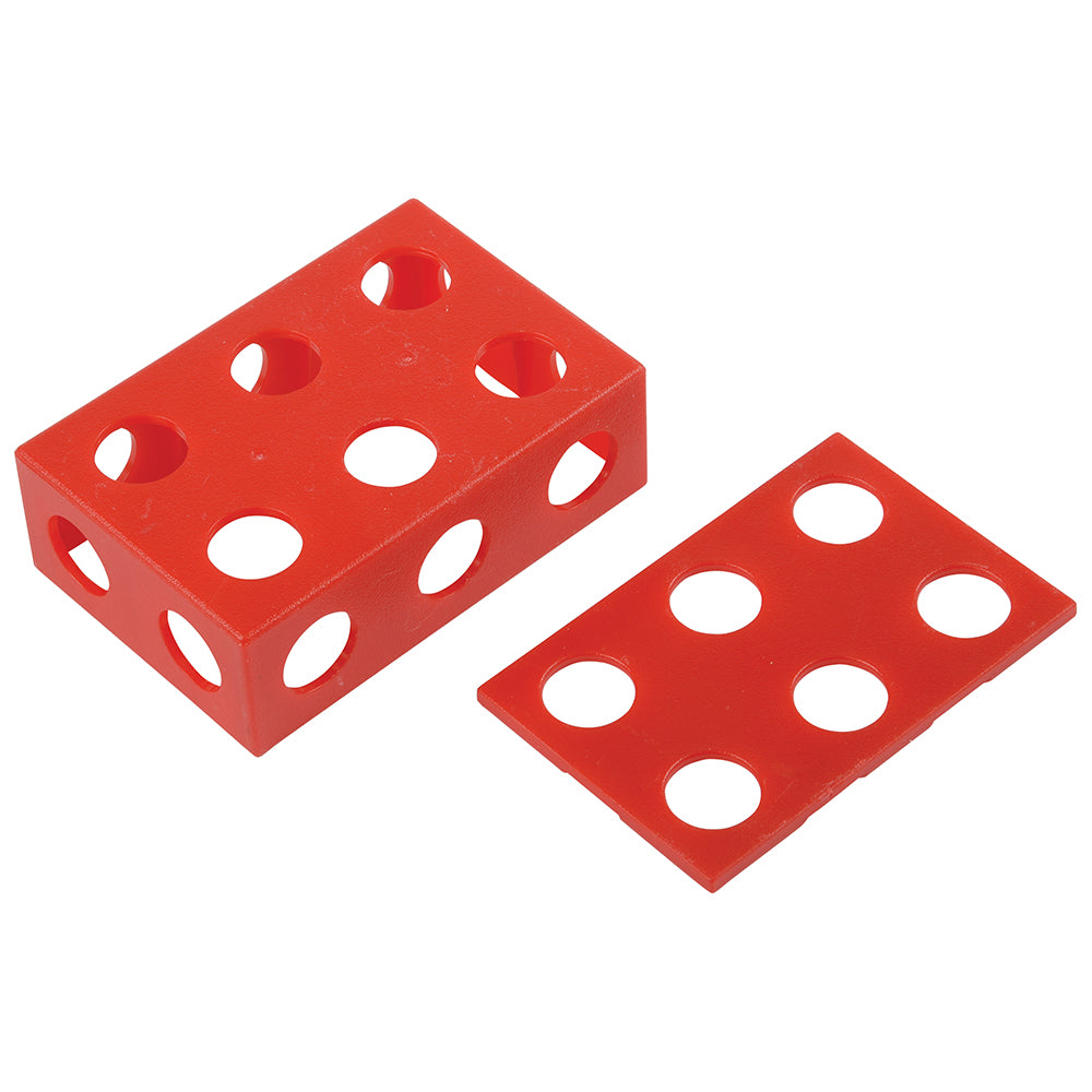 Pre-punched construction pieces