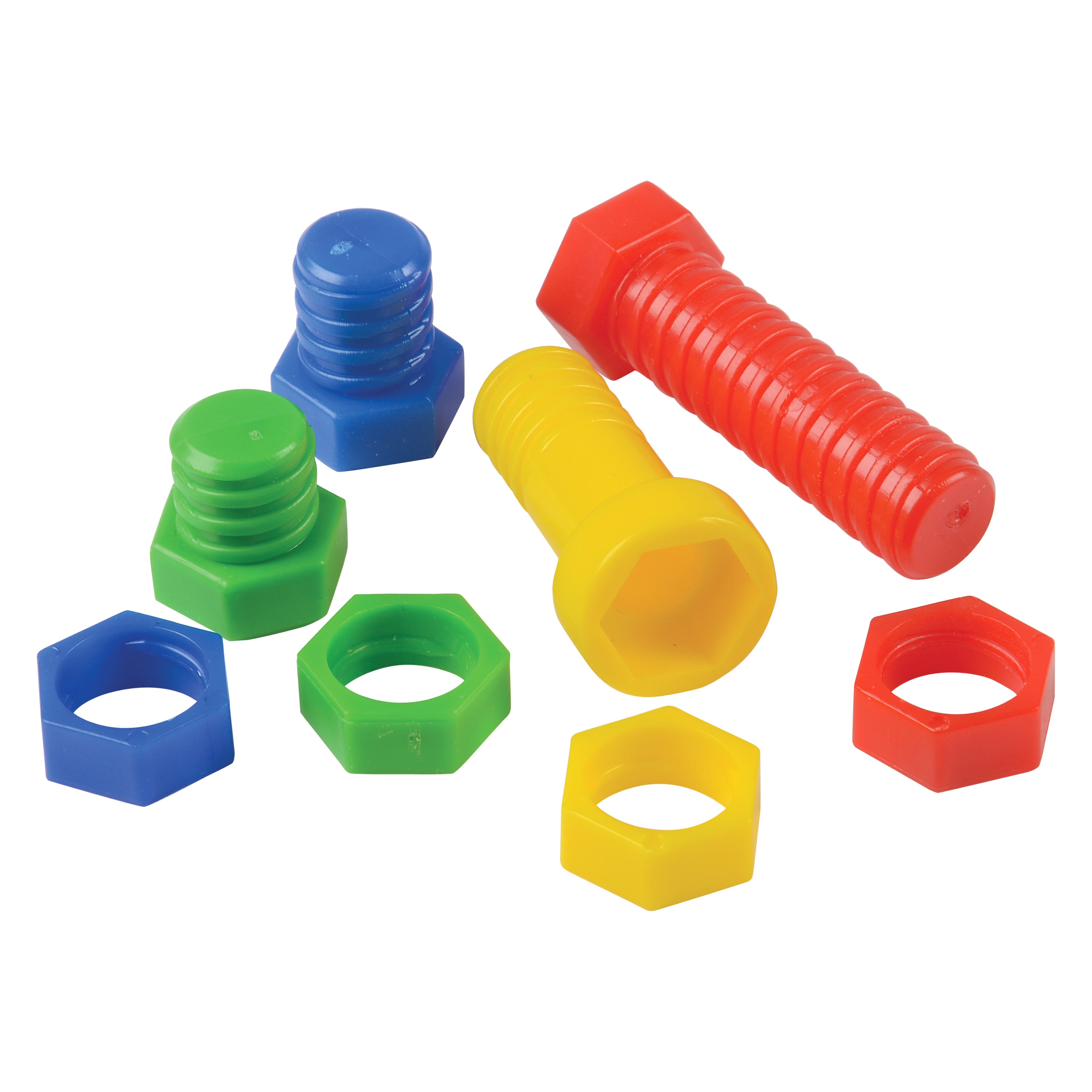 Brightly Colored Nuts & Bolts Construction Builders – Fine Motor & STEM Skill Set