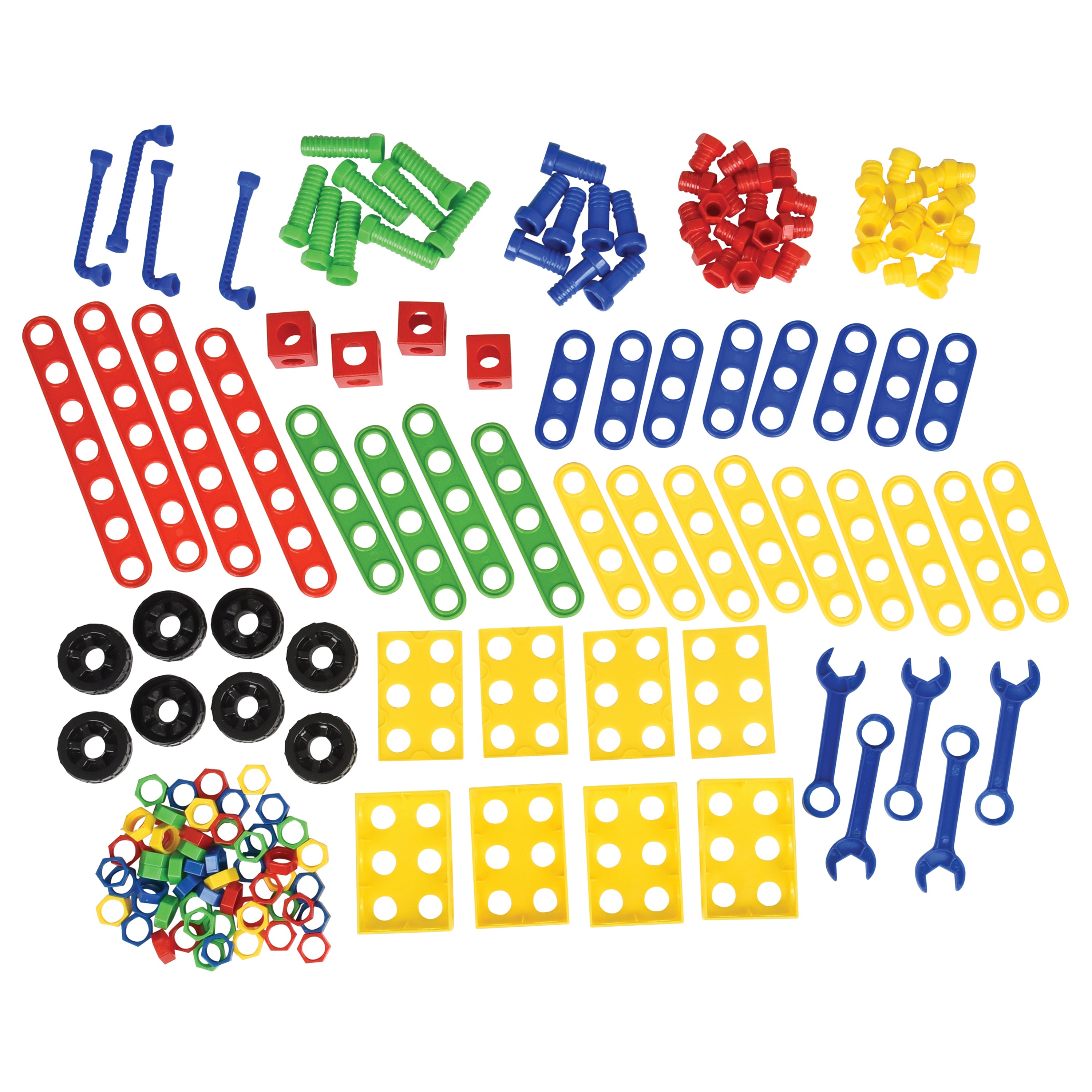 Brightly Colored Nuts & Bolts Construction Builders – Fine Motor & STEM Skill Set