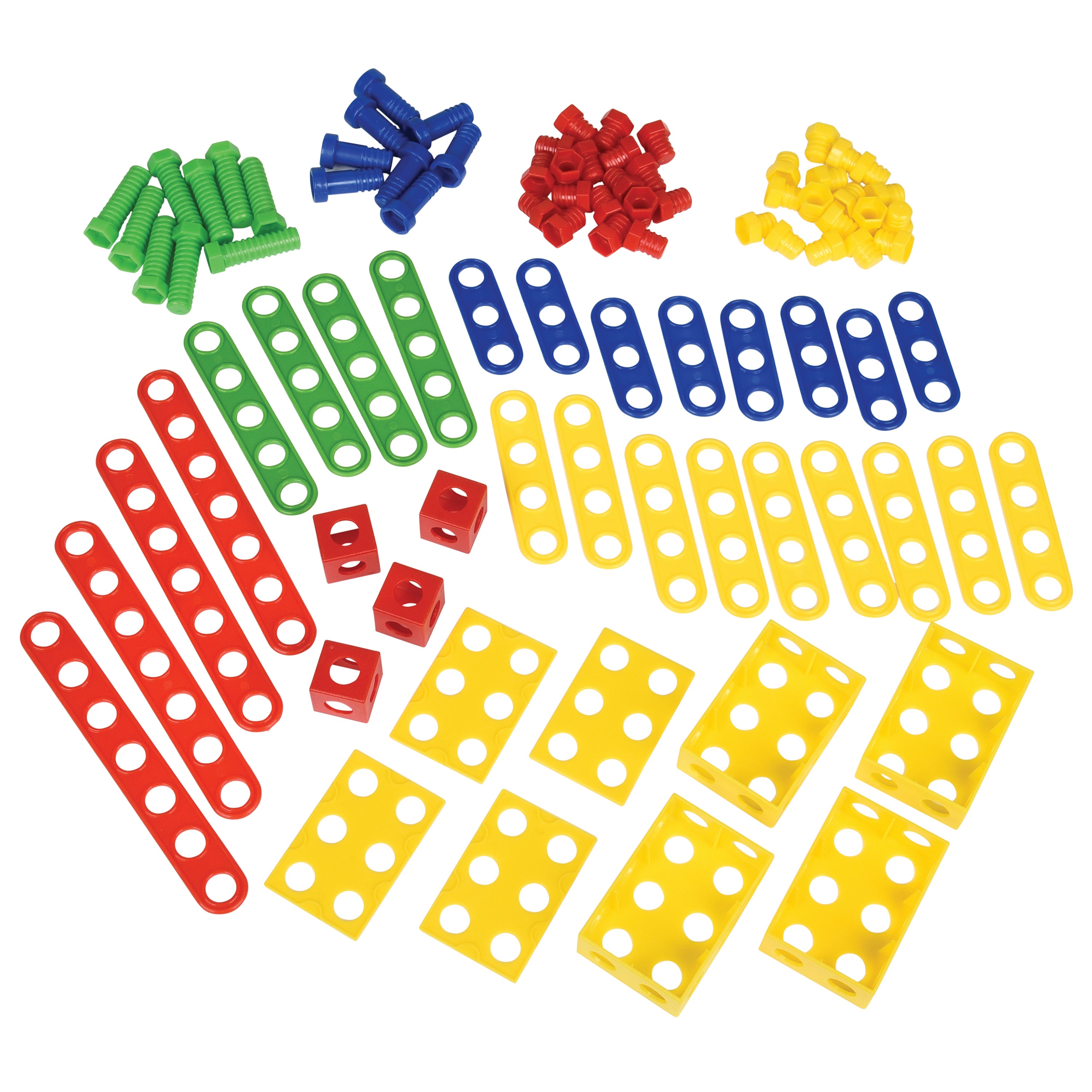 Brightly Colored Nuts & Bolts Construction Builders – Fine Motor & STEM Skill Set