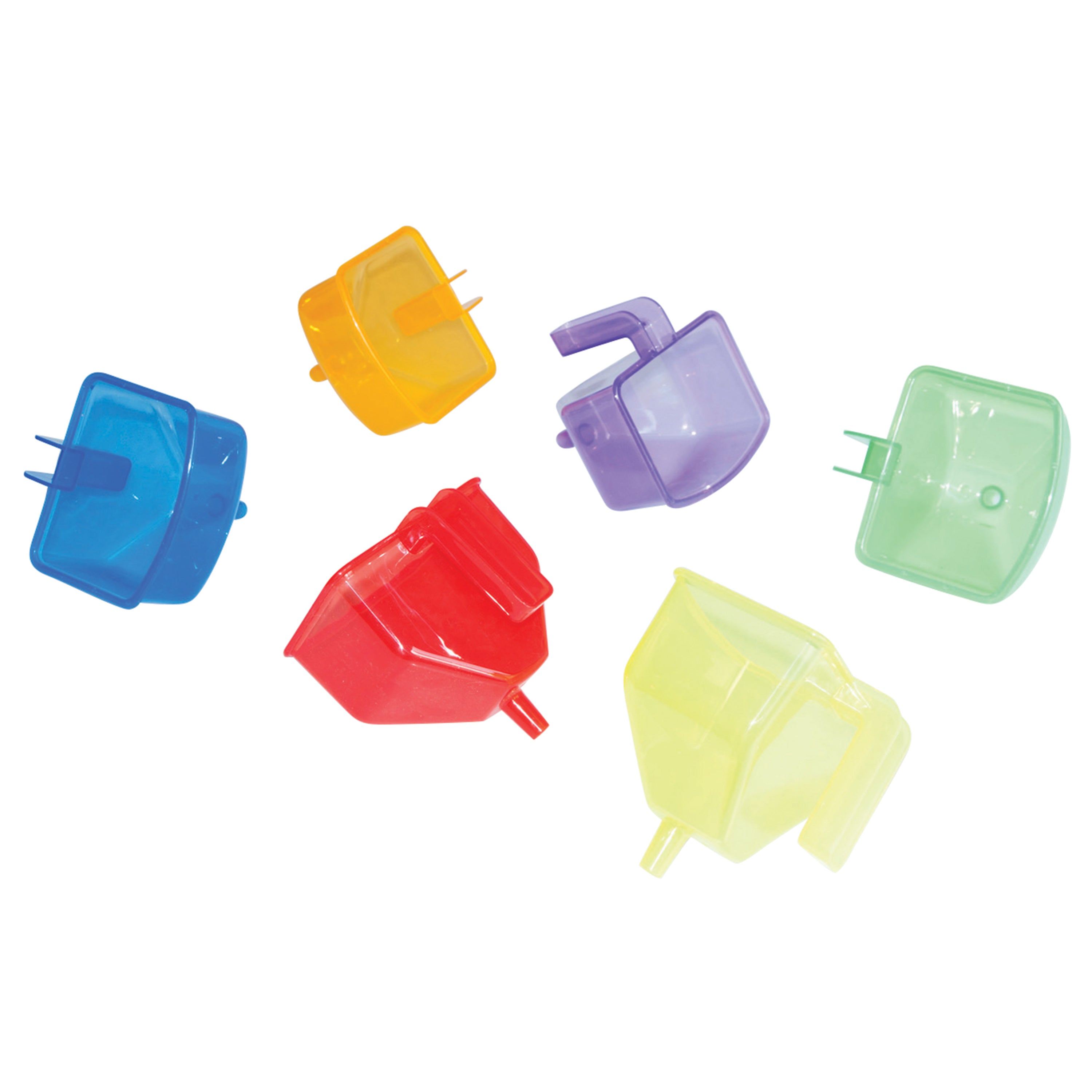 Translucent Funnels with Handles - Set of 6