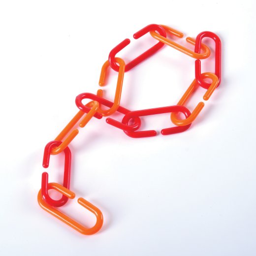 900-Piece Plastic C-Clip Chain Links – Multicolor Learning & DIY Connectors